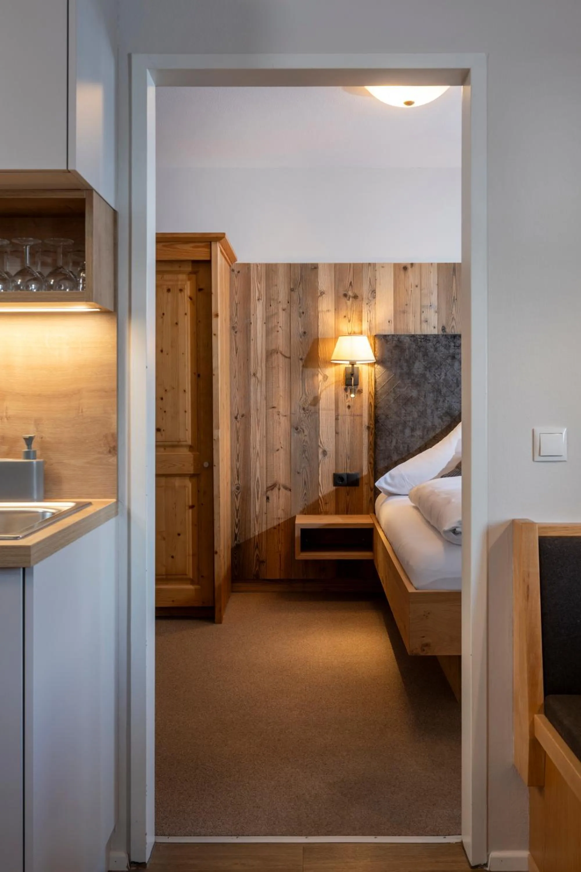 Bed in Aparthotel Stadler