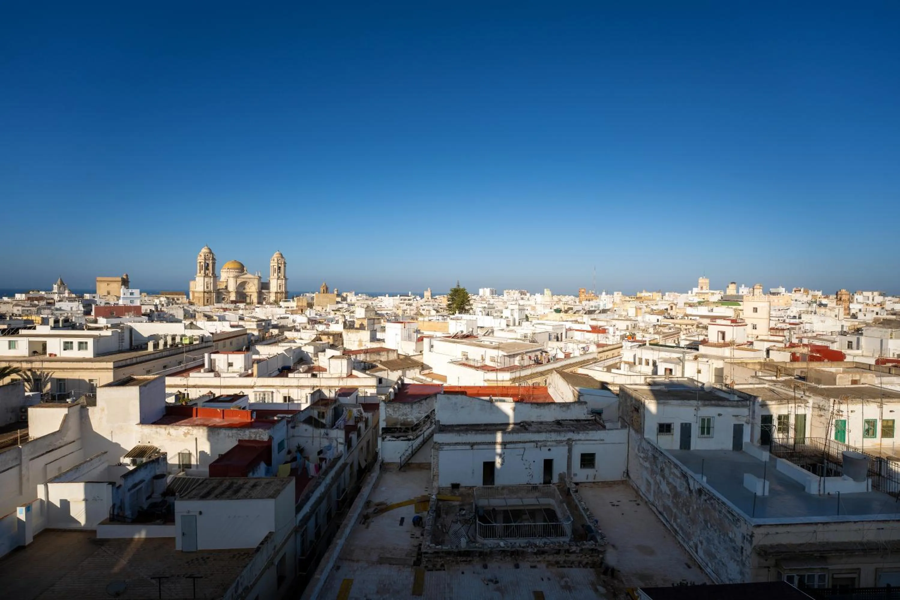 City view in Plaza Mina Suites - Adults Recommended by Luxury Suites Cadiz