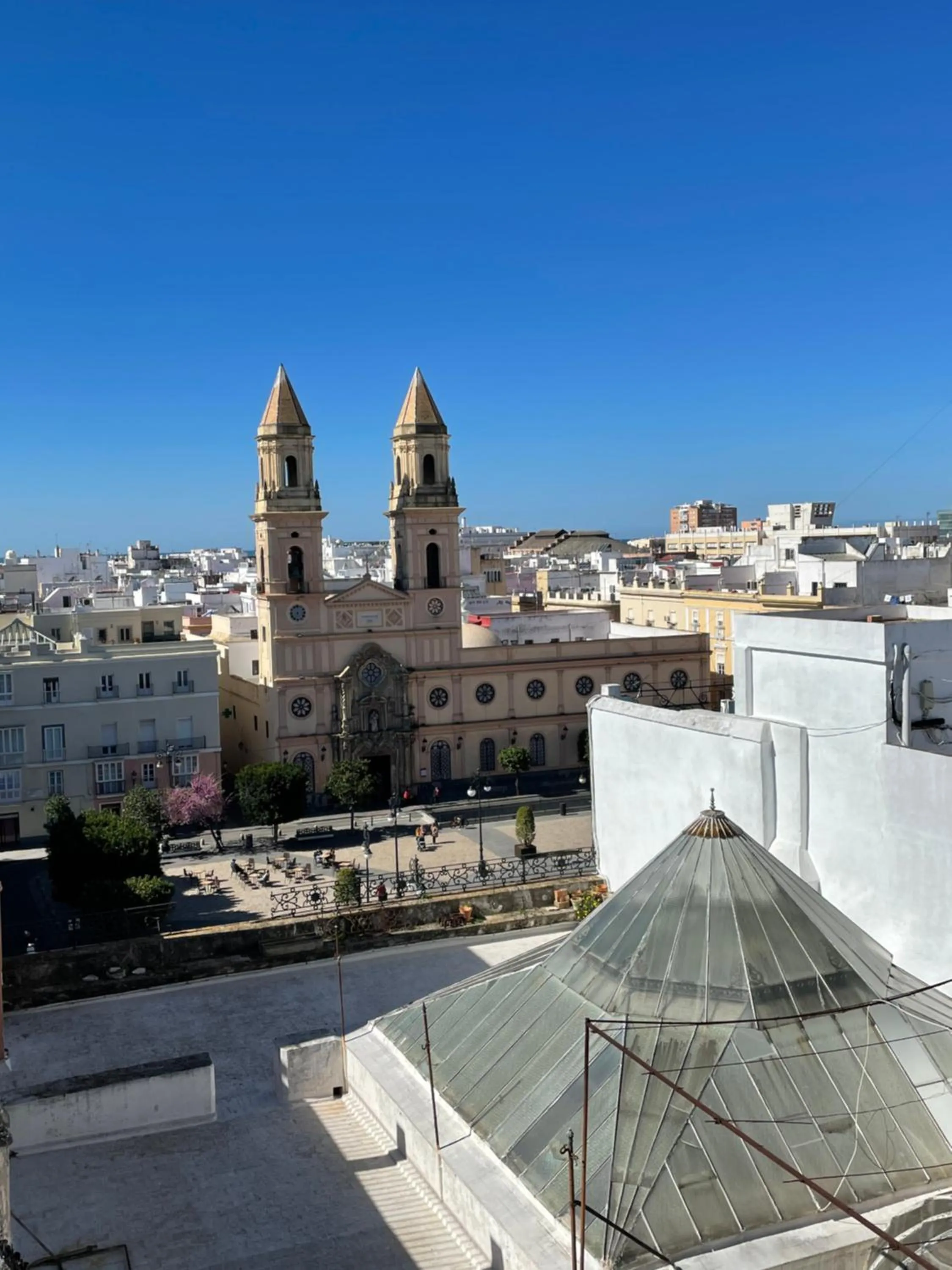 City view in Plaza Mina Suites - Adults Recommended by Luxury Suites Cadiz