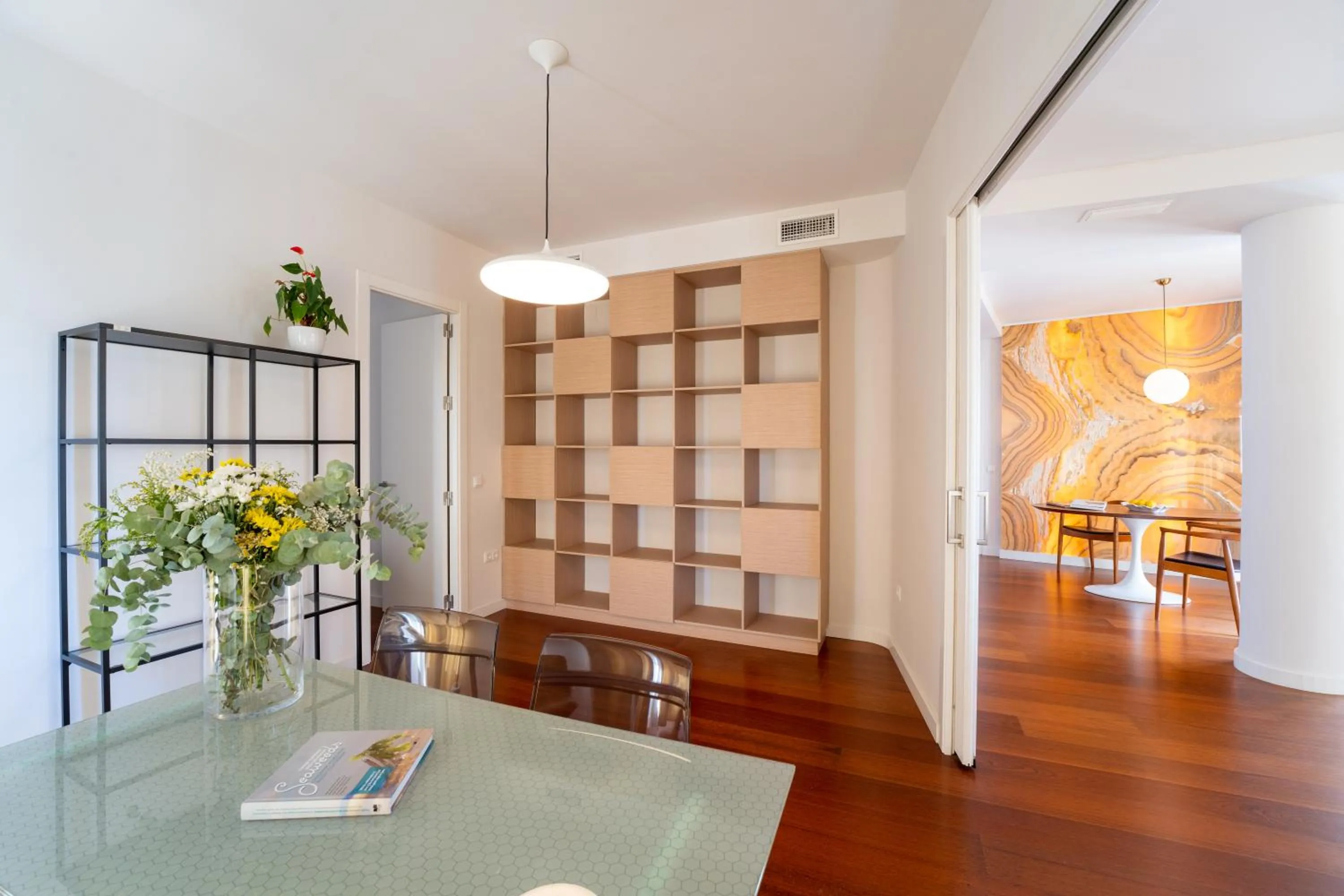 Living room in Plaza Mina Suites - Adults Recommended by Luxury Suites Cadiz