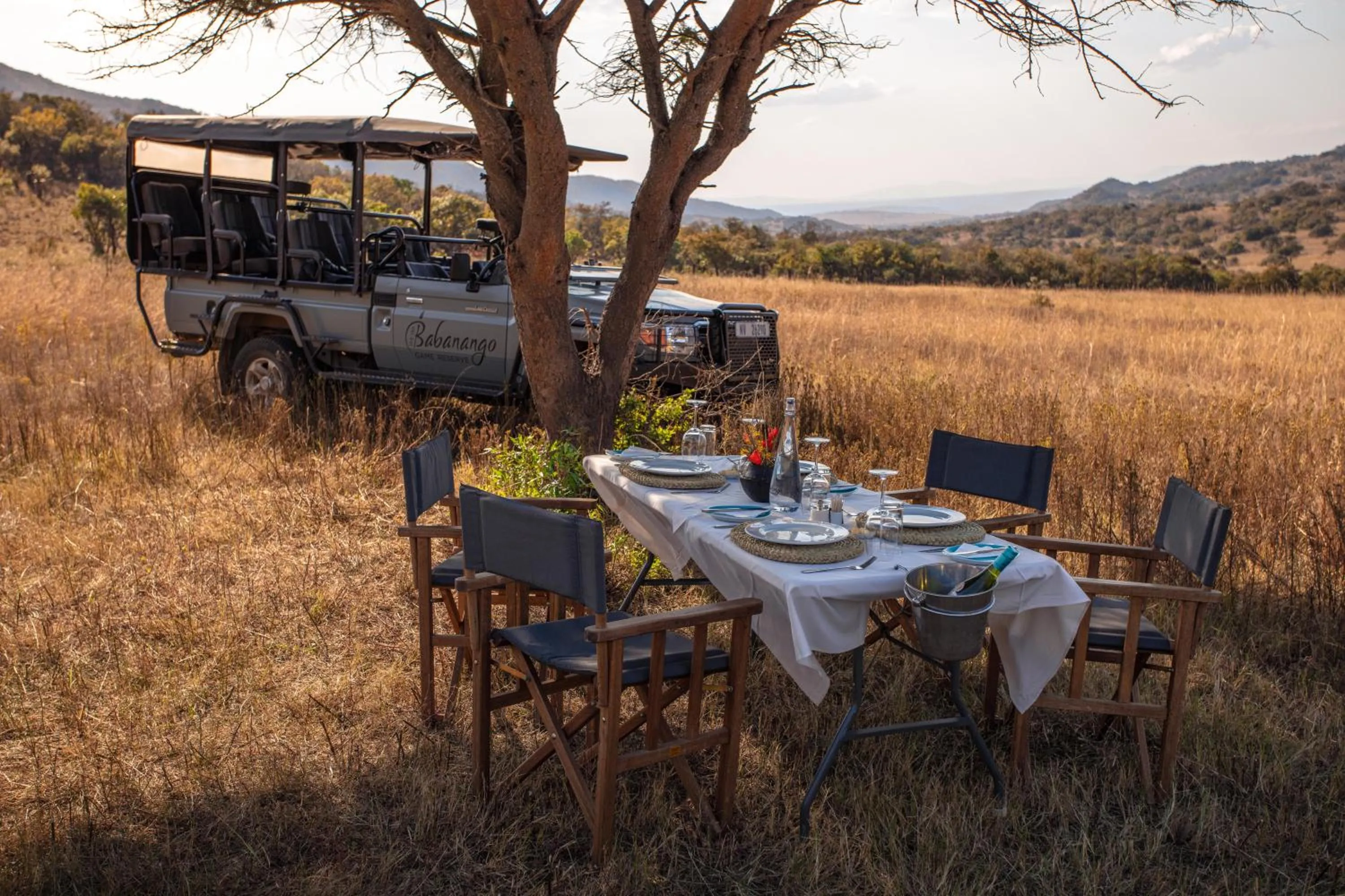 Food and drinks in Valley Lodge - Babanango Game Reserve