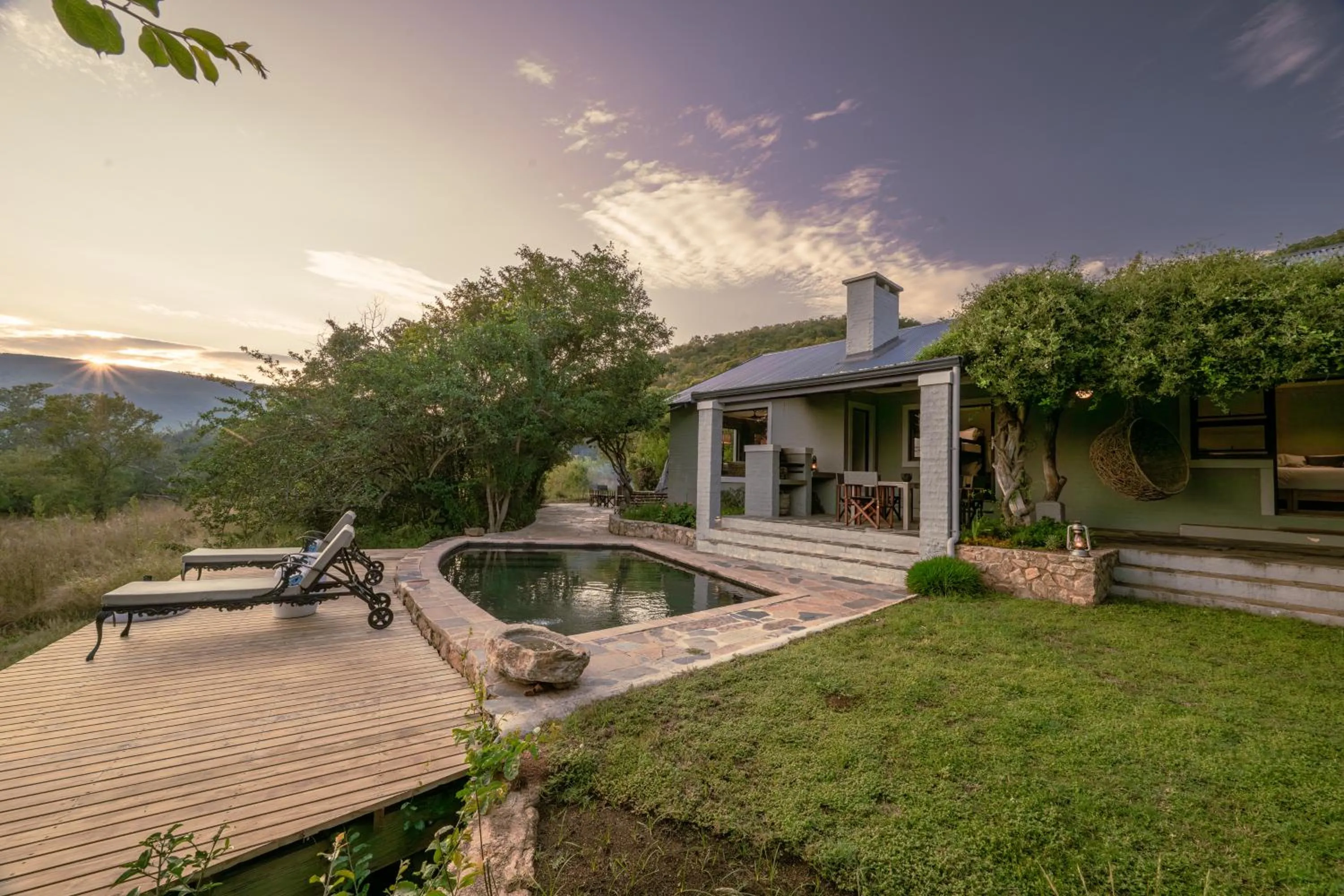 Property building in Valley Lodge - Babanango Game Reserve