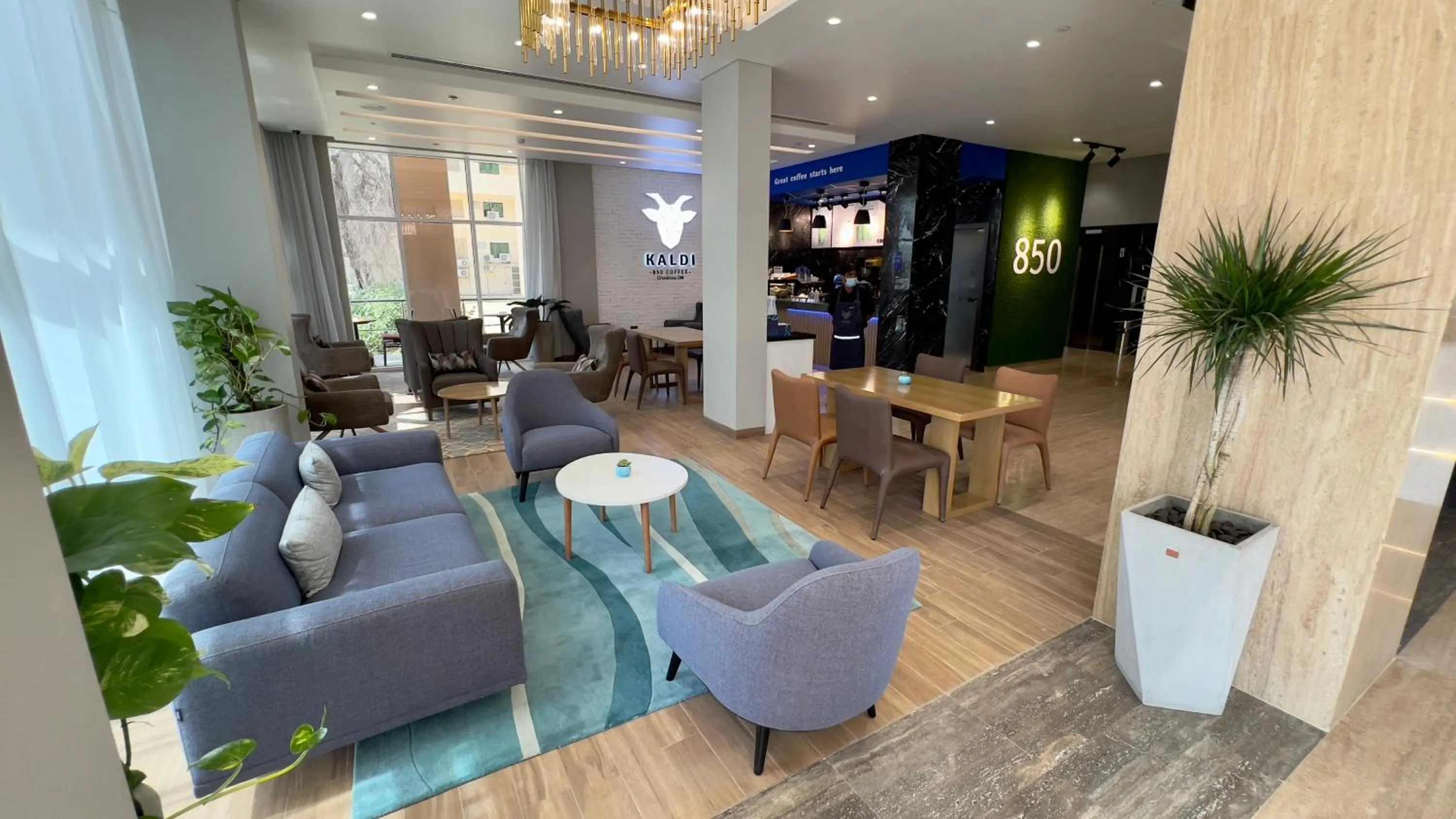 Seating area in Citadines Al Ghubrah Muscat