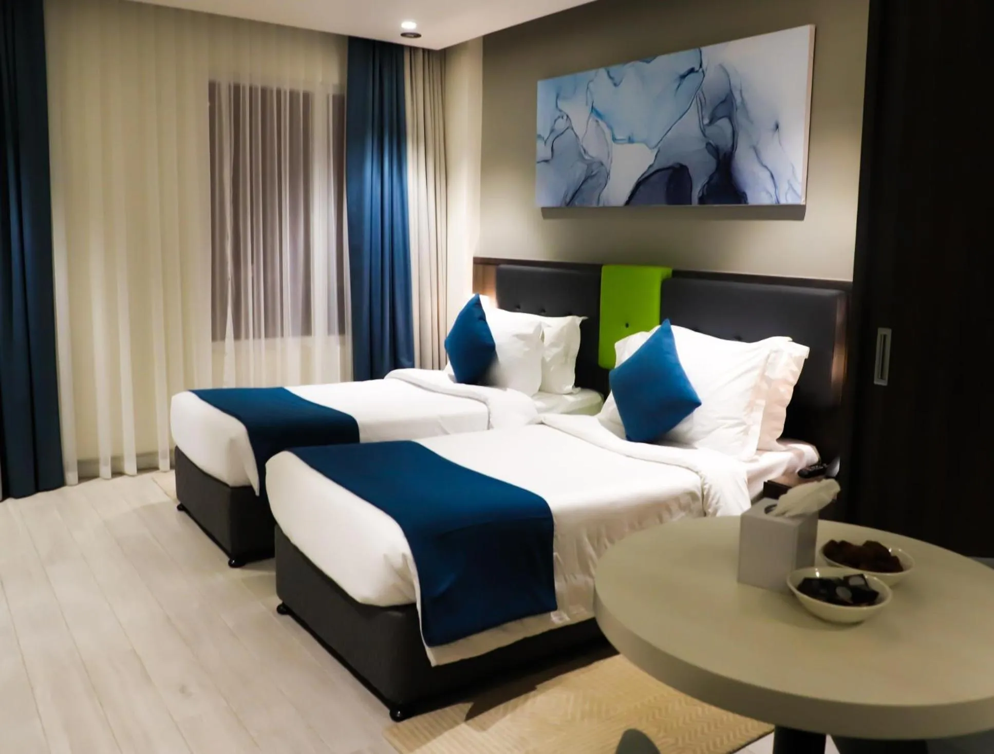 Photo of the whole room, Bed in Citadines Al Ghubrah Muscat