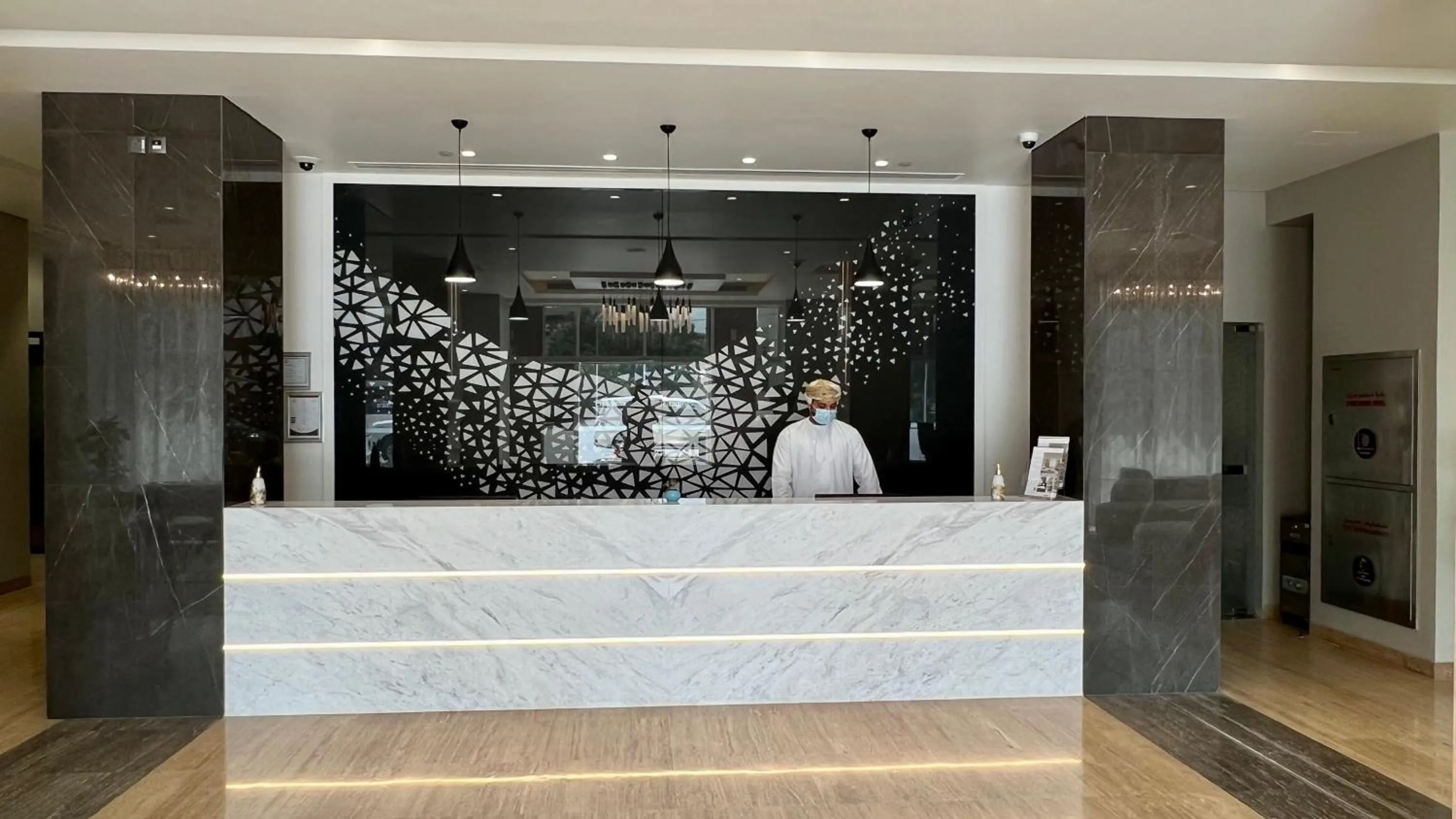 Lobby or reception in Citadines Al Ghubrah Muscat
