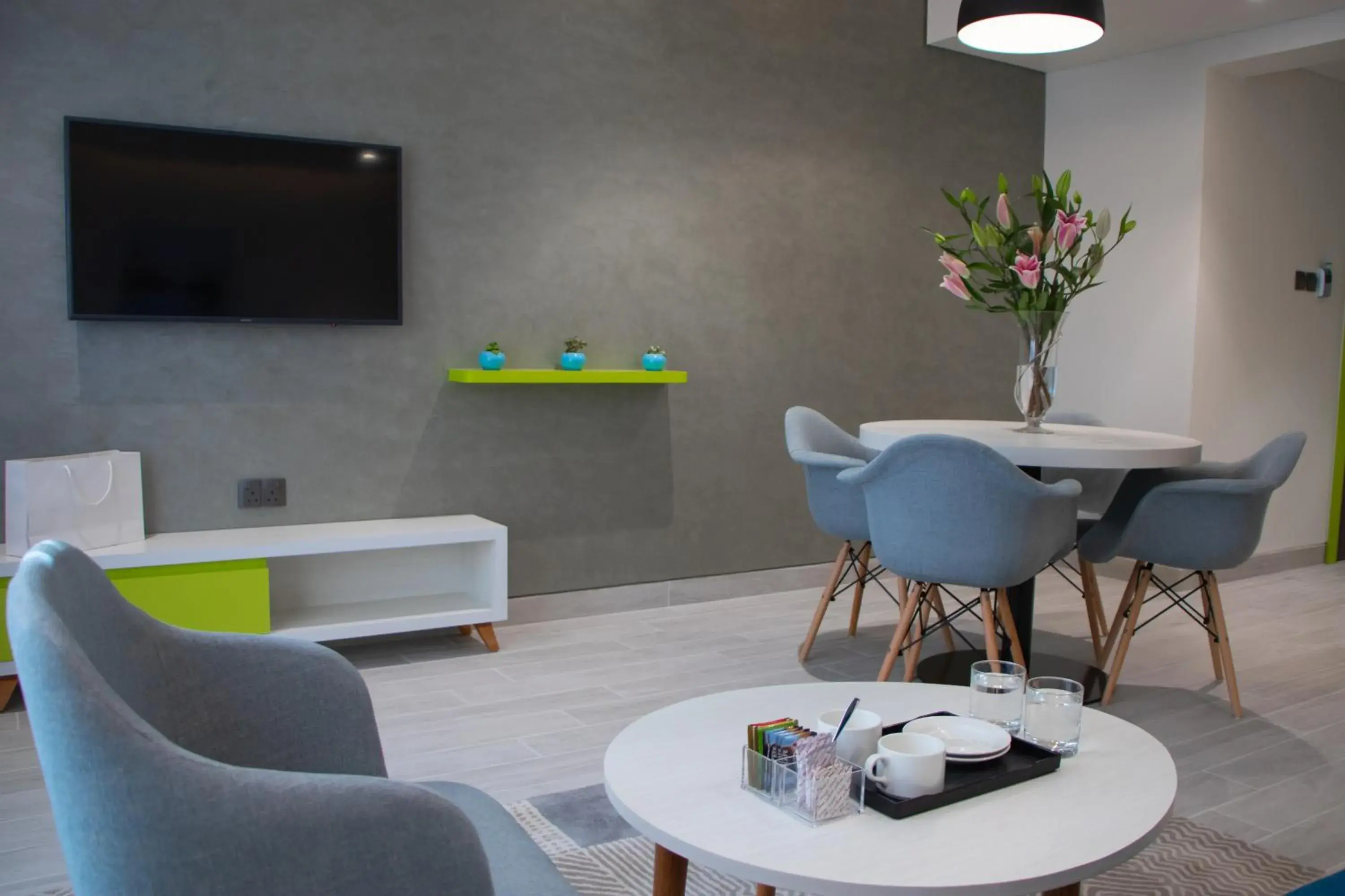 Living room in Citadines Al Ghubrah Muscat Living room in Citadines Al Ghubrah Muscat