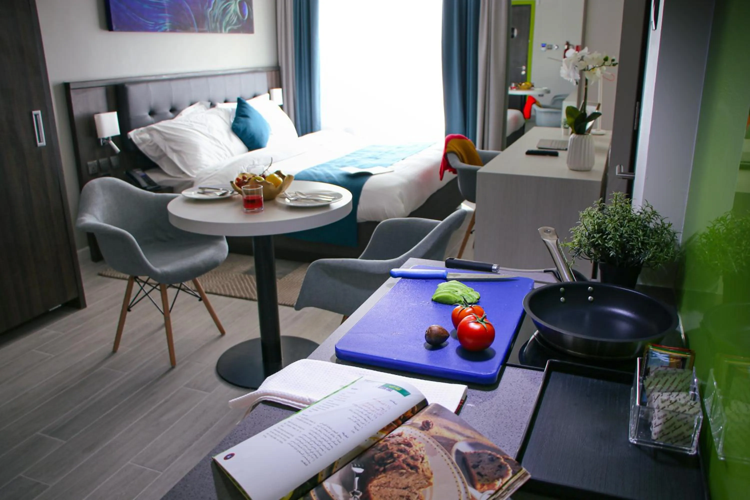 kitchen in Citadines Al Ghubrah Muscat