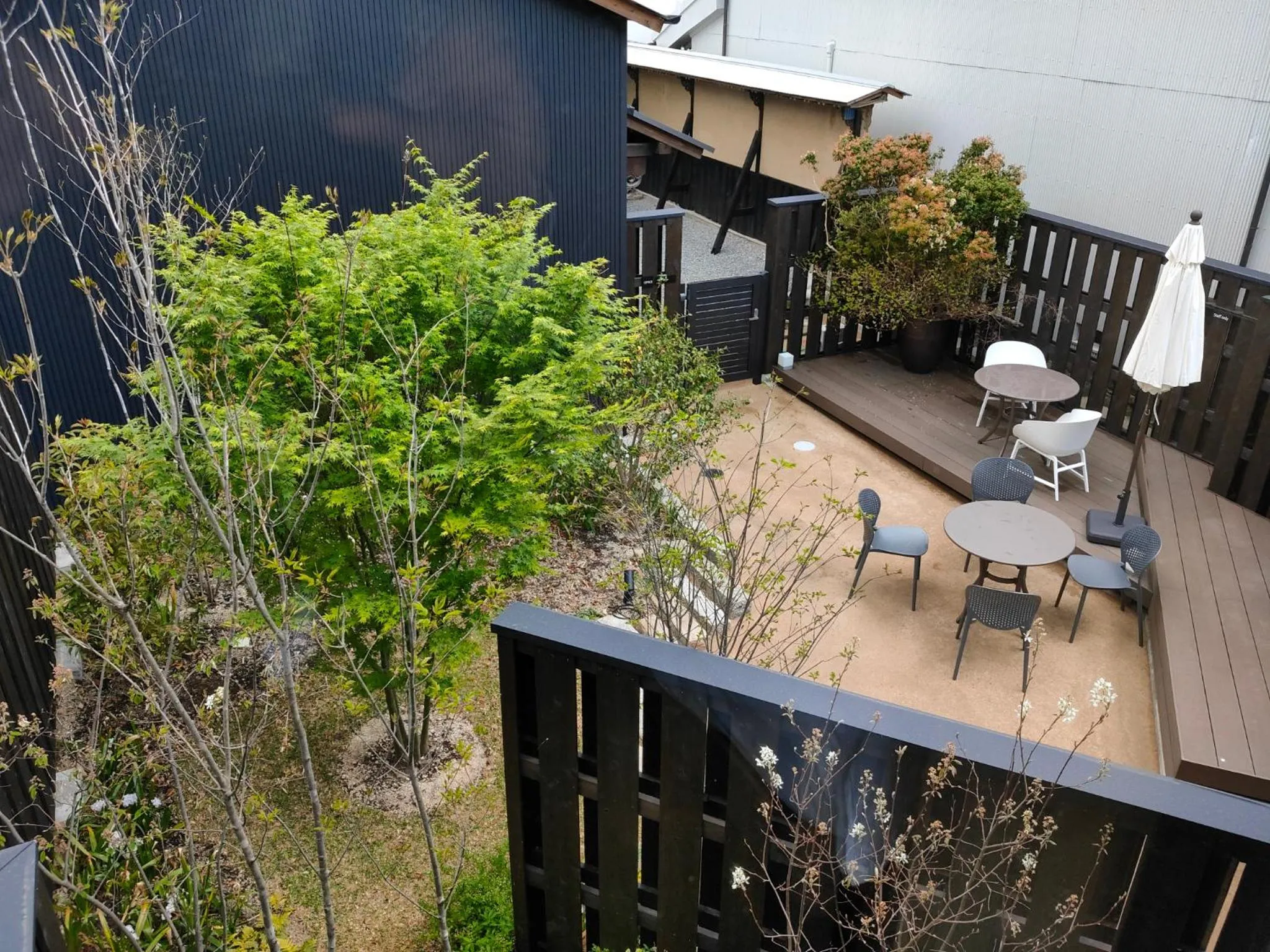 Inner courtyard view in 4S STAY Awaikeda Honmachi Street