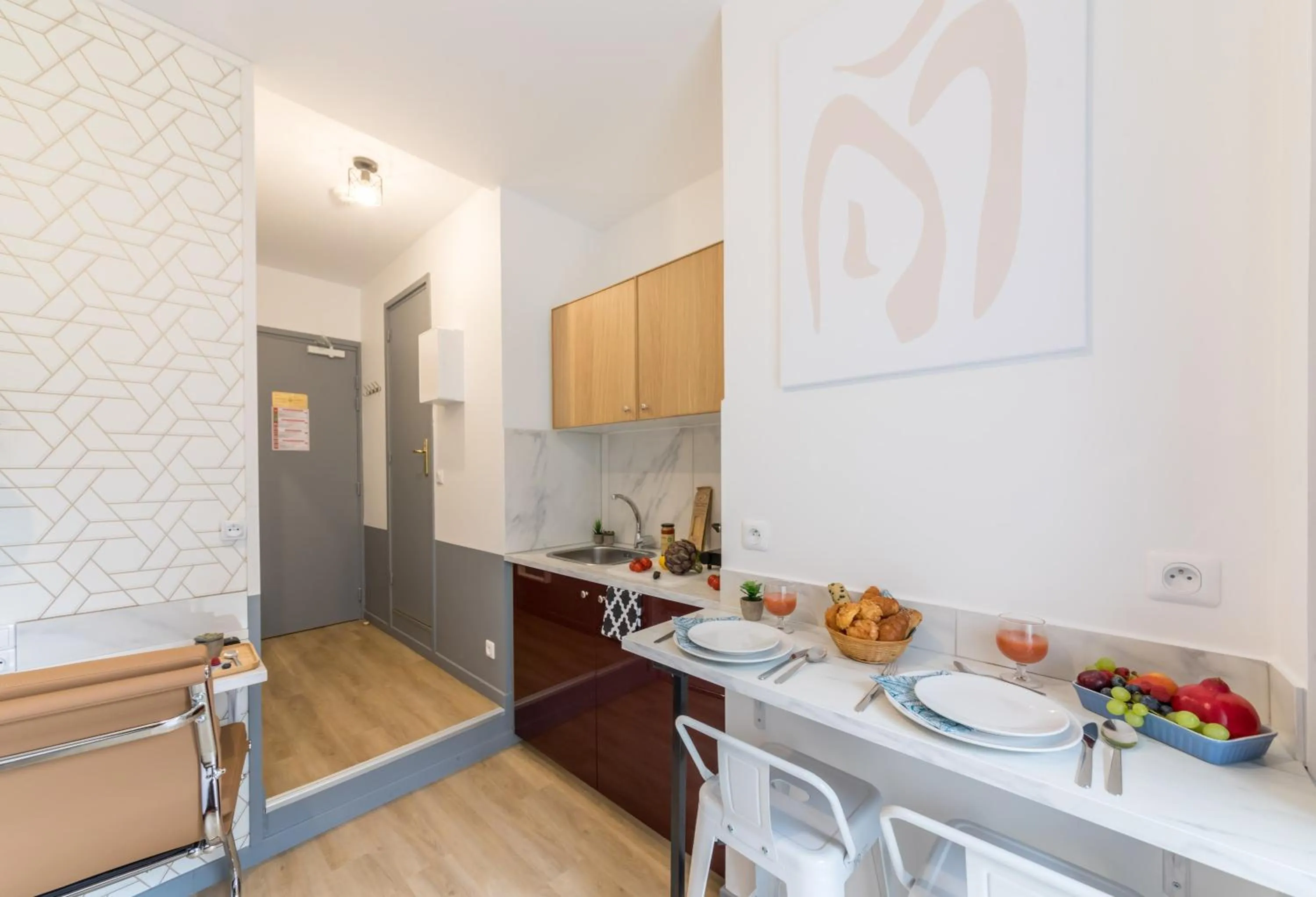 Kitchen or kitchenette in WS Tour Eiffel - Saint-Charles