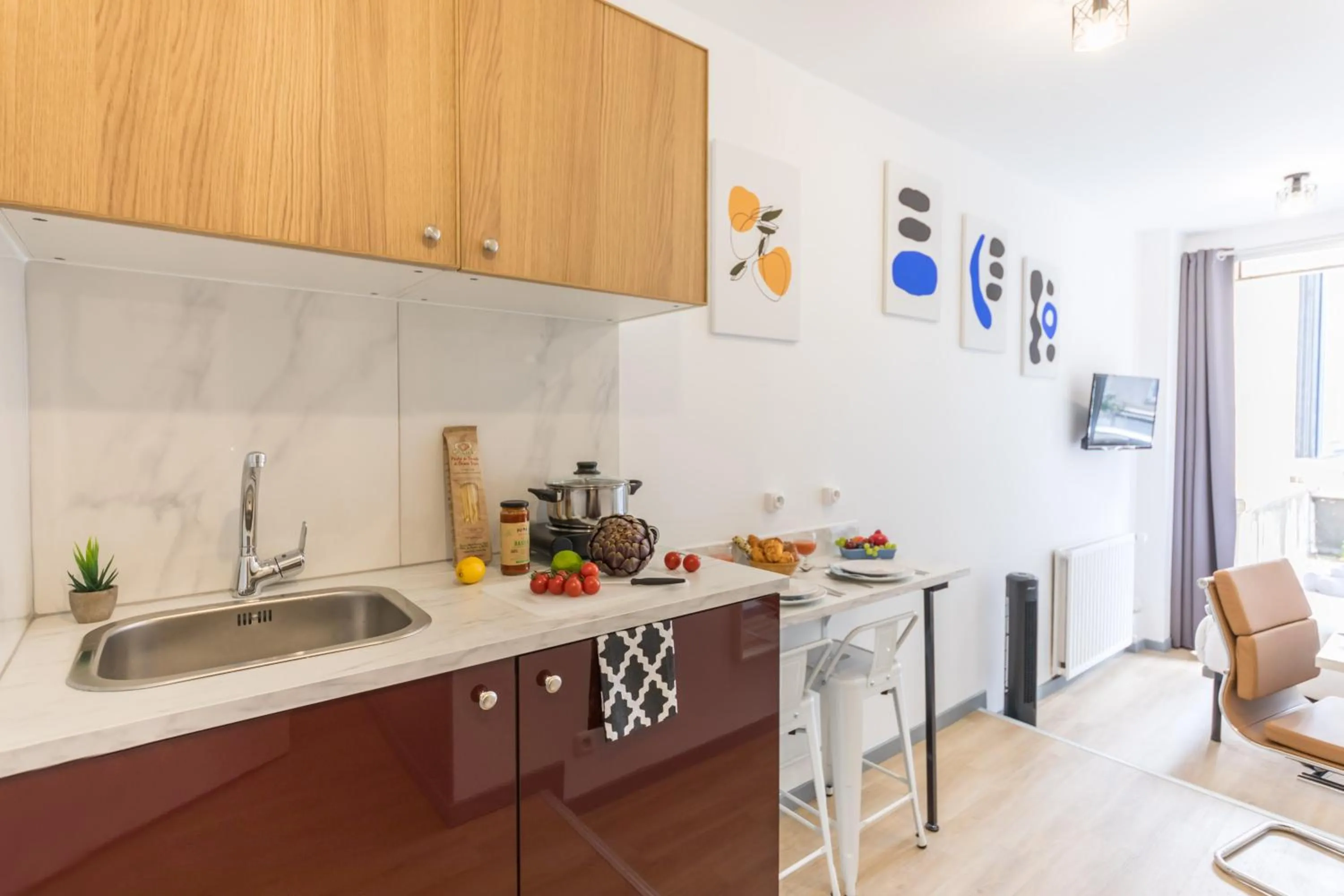 Kitchen or kitchenette in WS Tour Eiffel - Saint-Charles