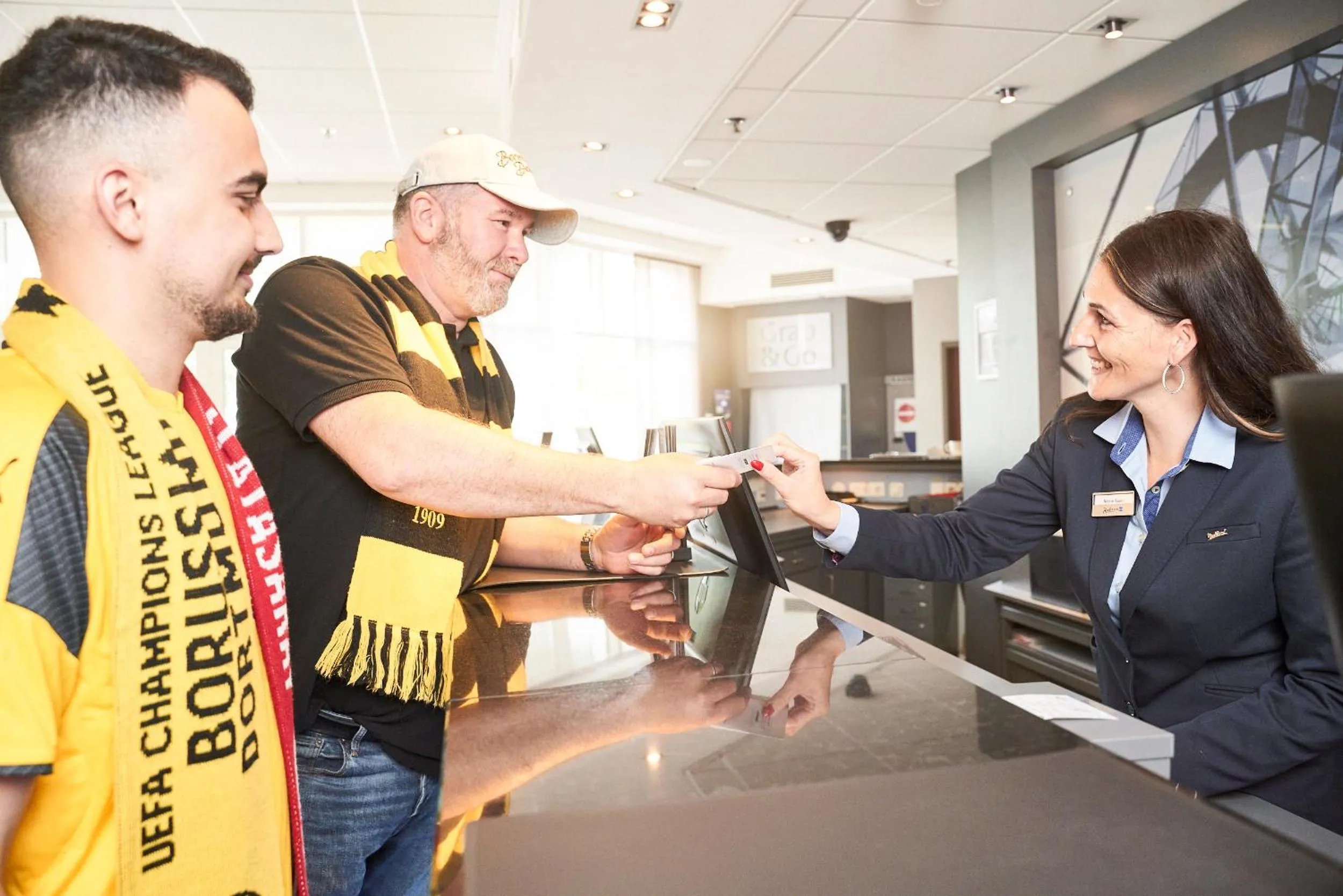 Staff in Radisson Blu Hotel Dortmund