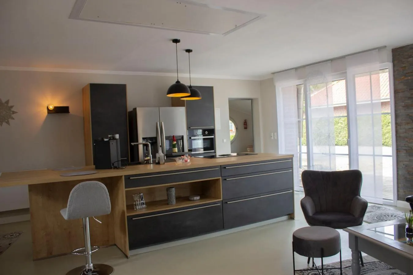 Kitchen or kitchenette in Ferienwohnung Sofia