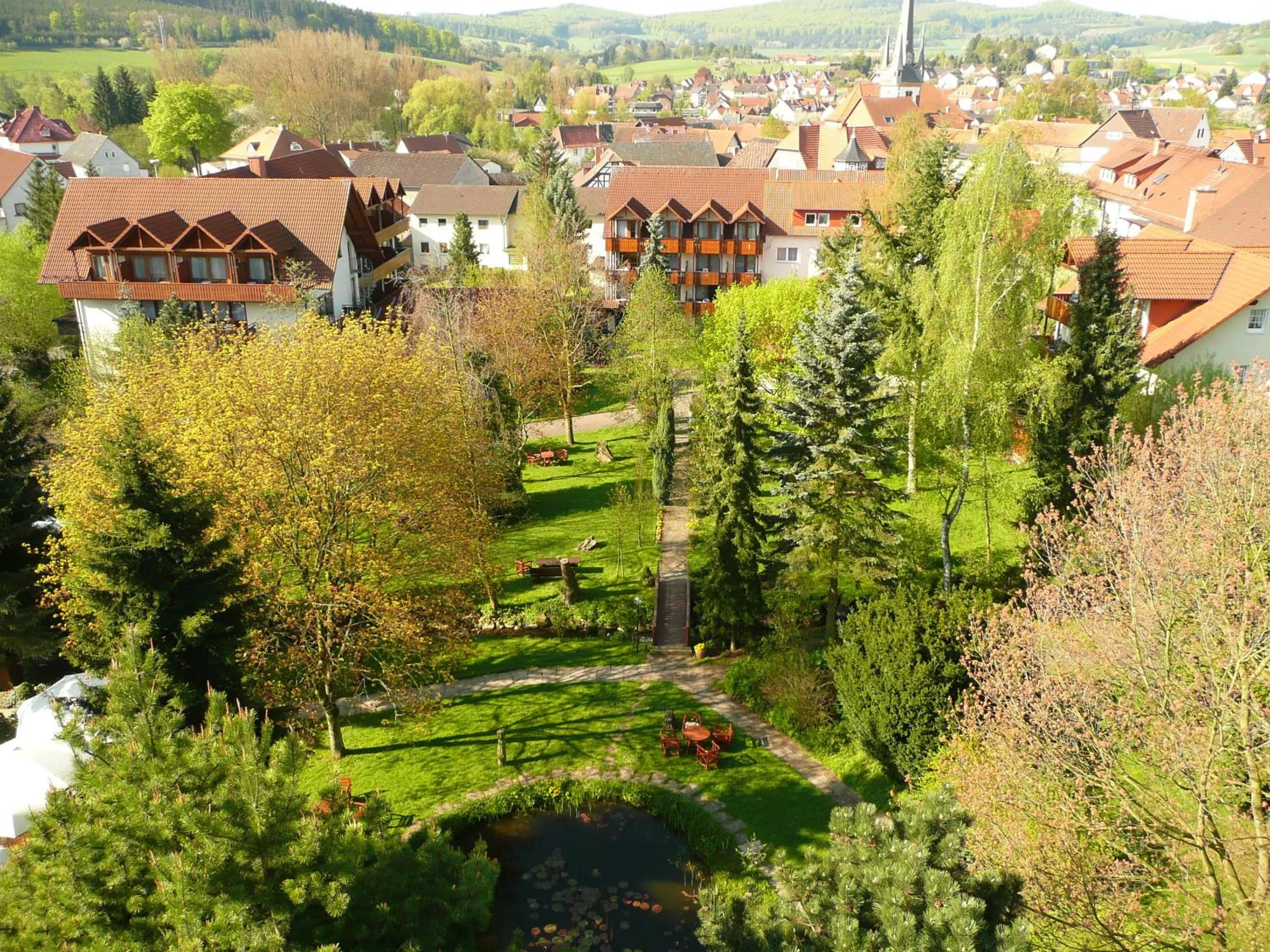 Bird's eye view in Parkhotel zum Stern