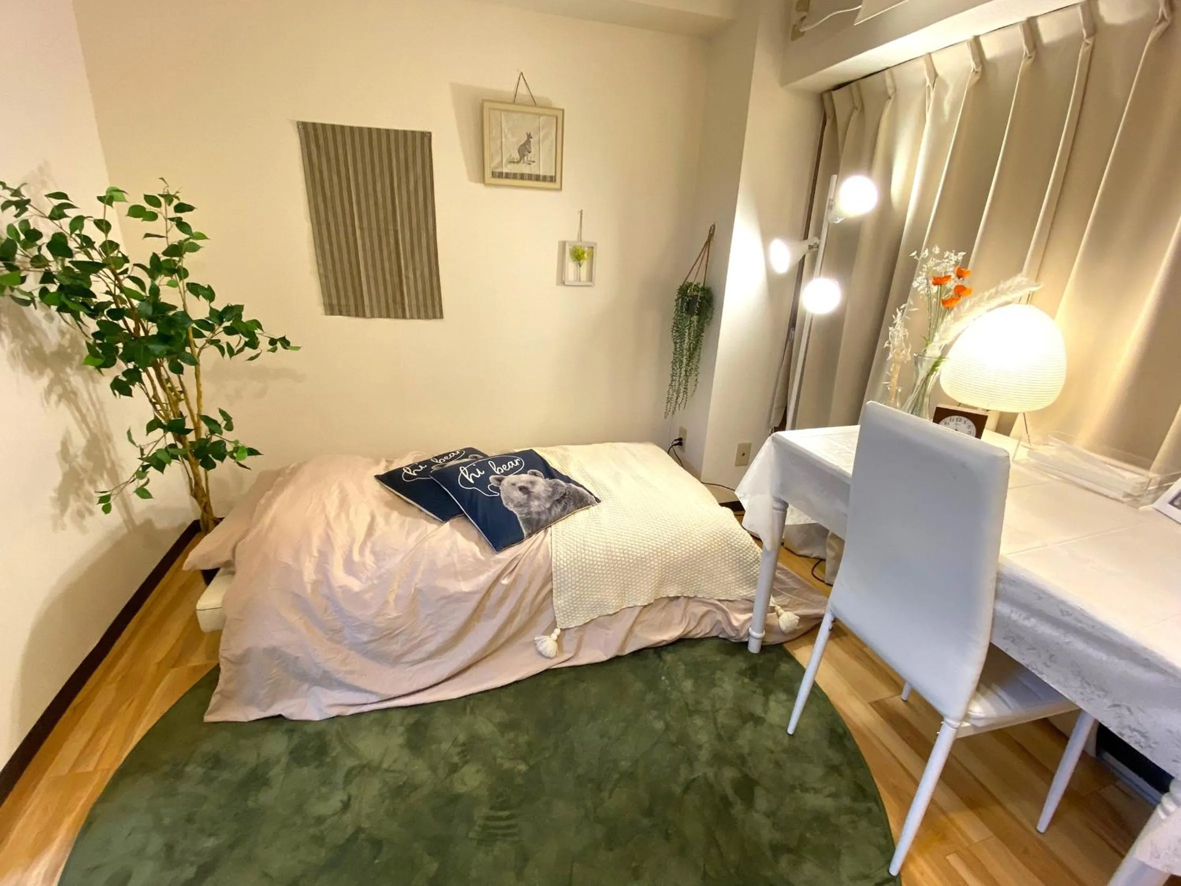 Bed in Yoyogi Apartment 2-401 by Tranova