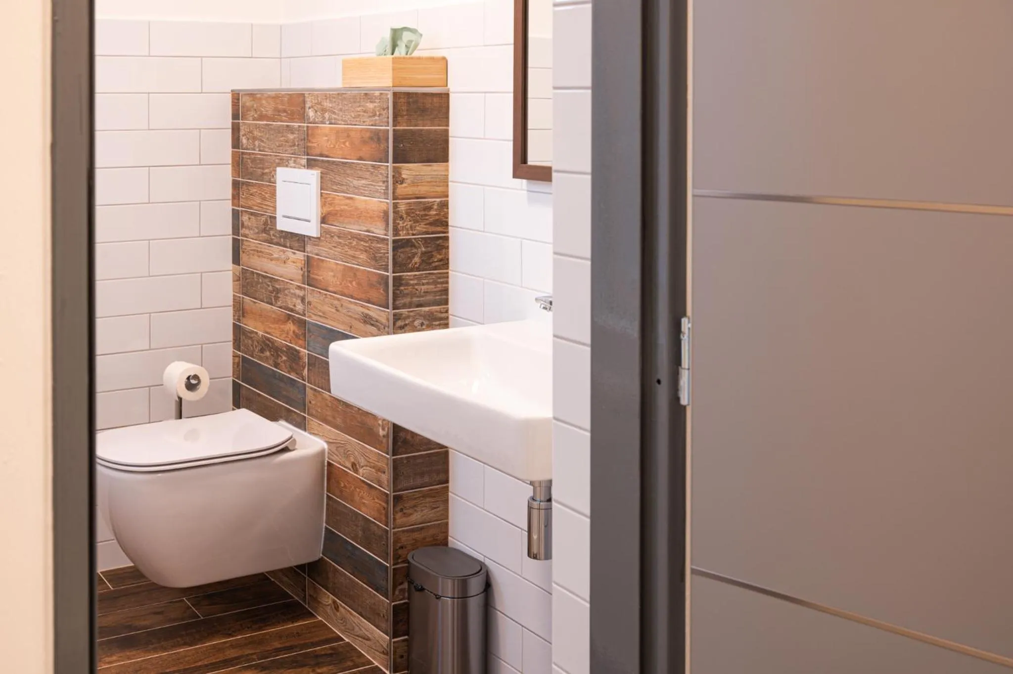 Bathroom in ART Hostel & Apartments