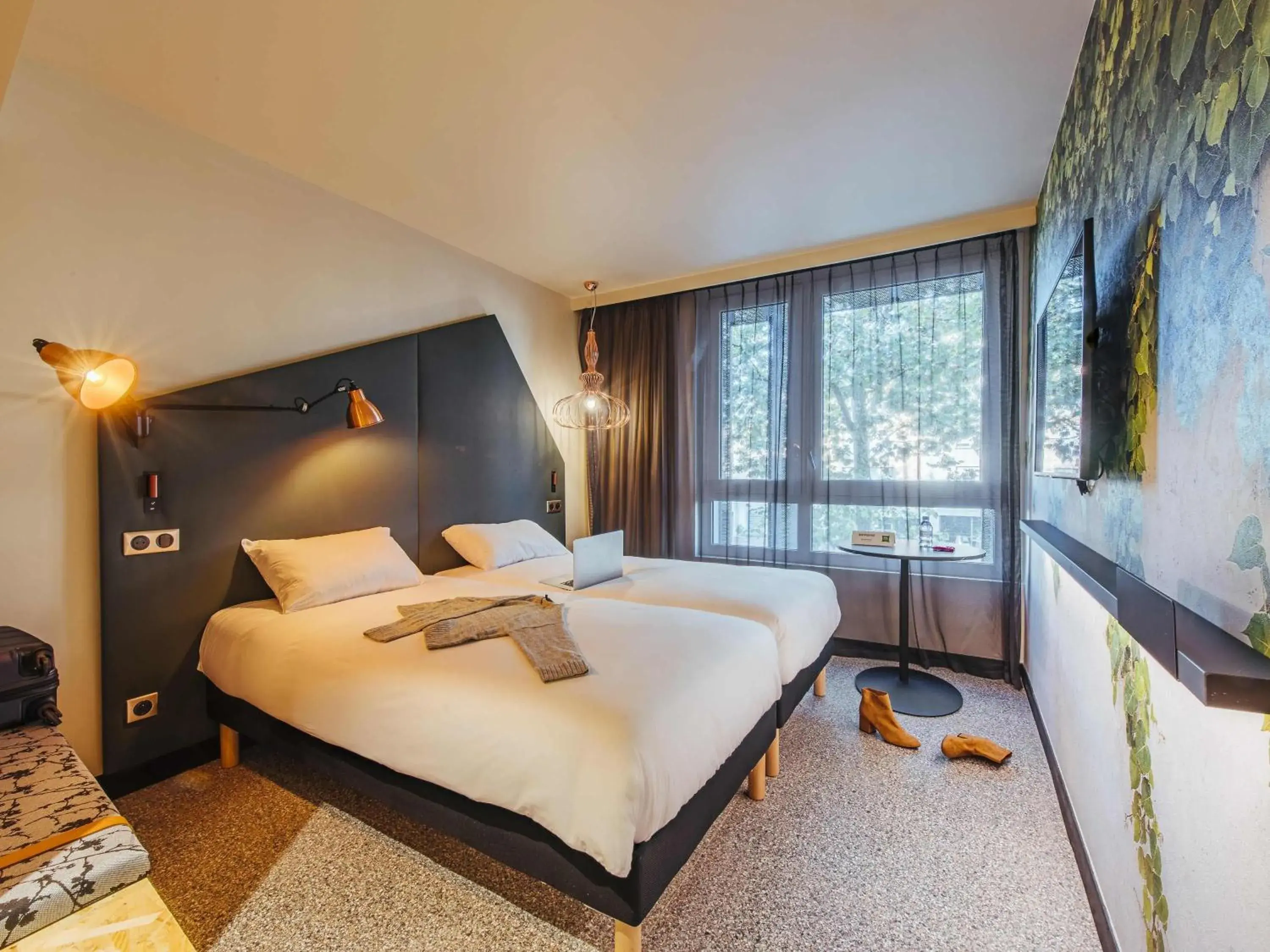 Bedroom, Bed in Ibis Styles Rouen Centre Rive Gauche Bedroom, Bed in Ibis Styles Rouen Centre Rive Gauche