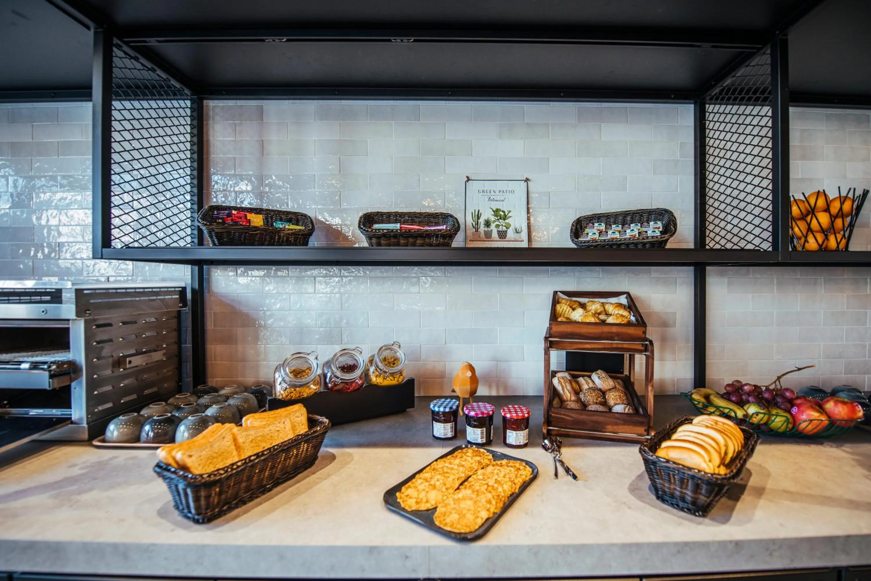 Continental breakfast in Ibis Styles Rouen Centre Rive Gauche