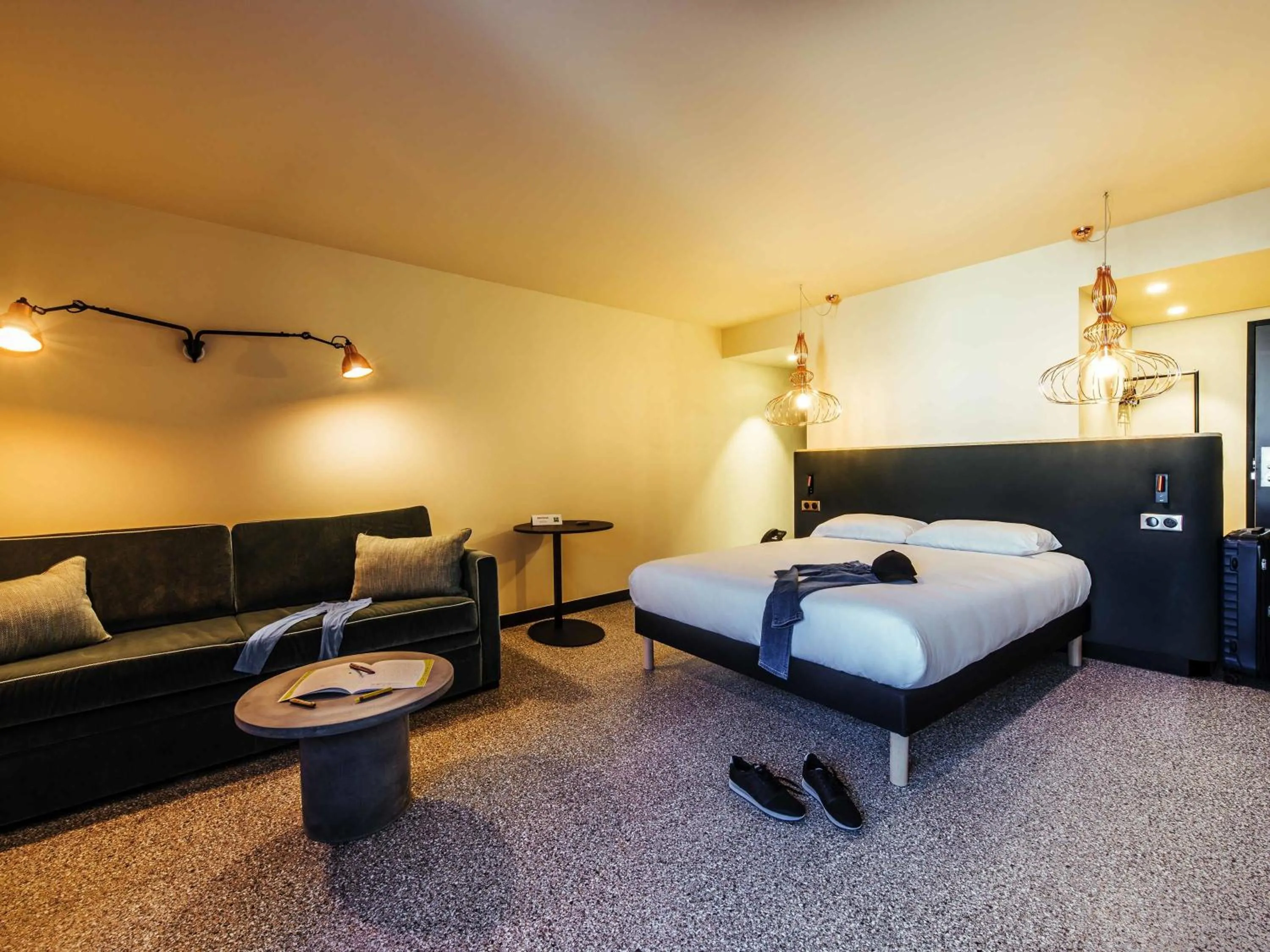 Bedroom, Bed in Ibis Styles Rouen Centre Rive Gauche