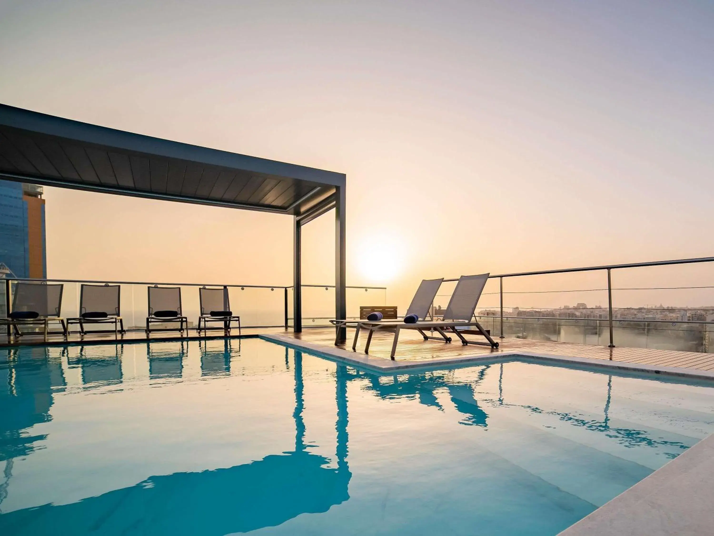 Pool view in Mercure St. Julian's Malta Pool view in Mercure St. Julian's Malta