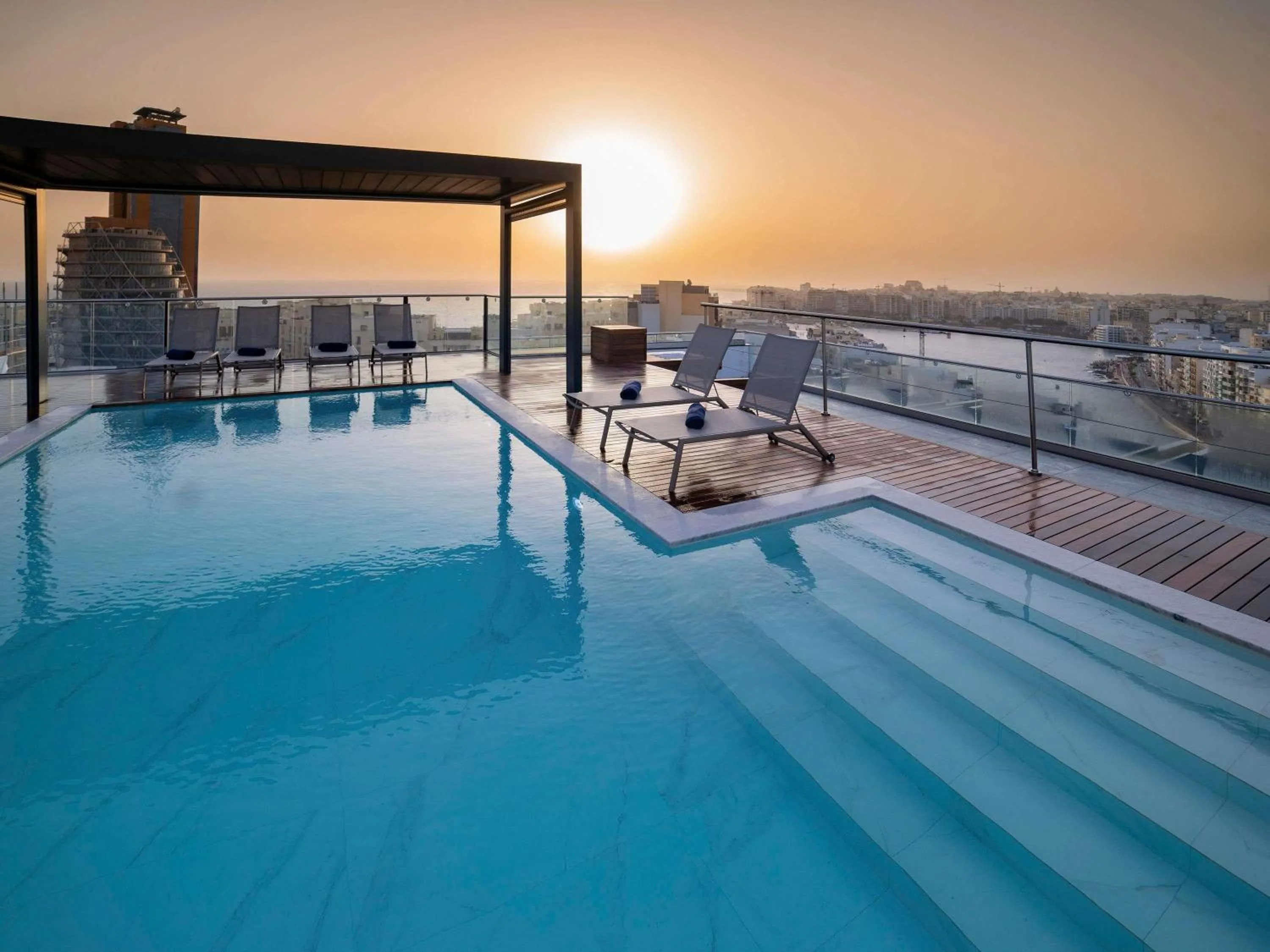 Pool view in Mercure St. Julian's Malta