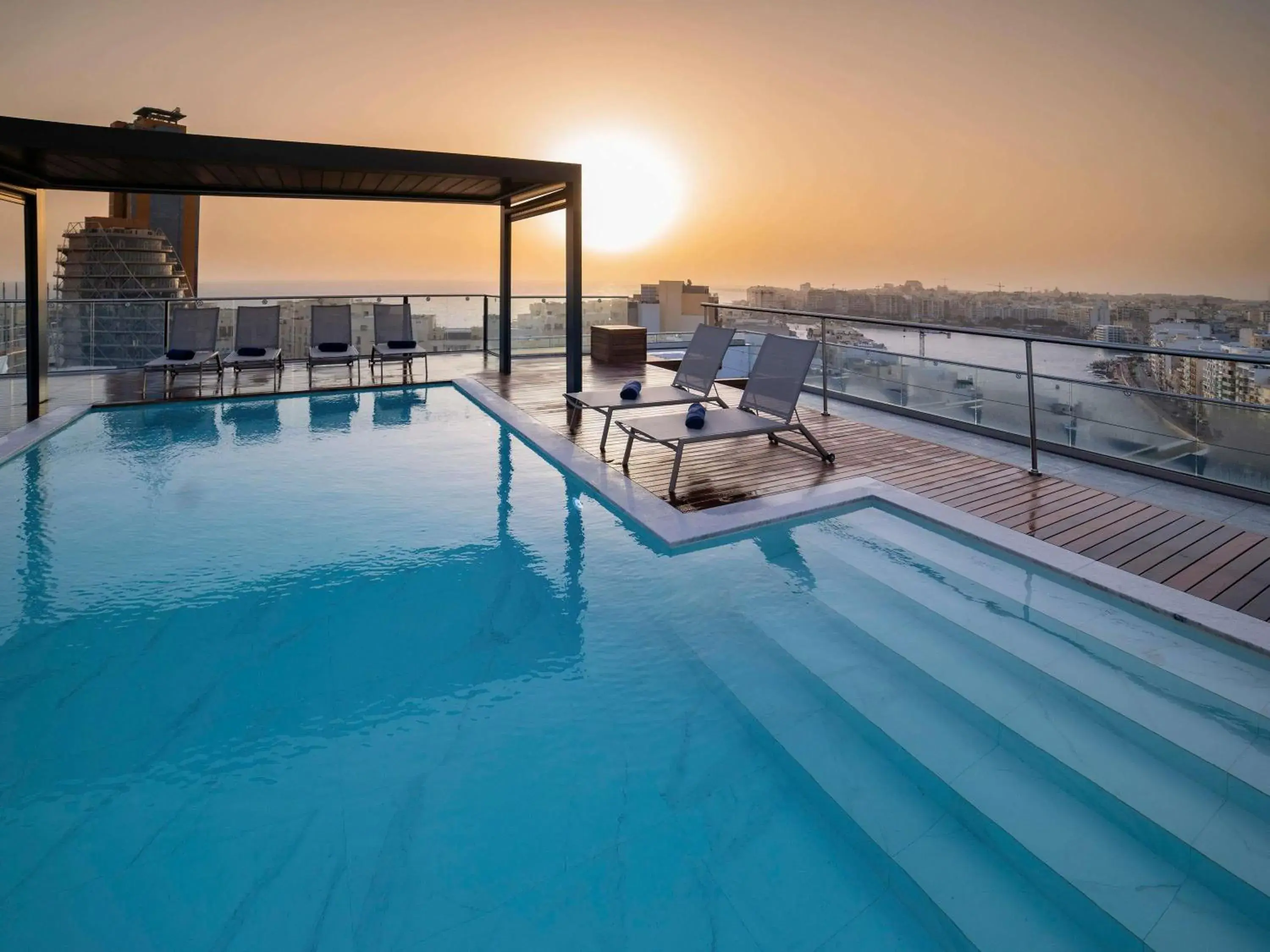 Pool view in Mercure St. Julian's Malta Pool view in Mercure St. Julian's Malta