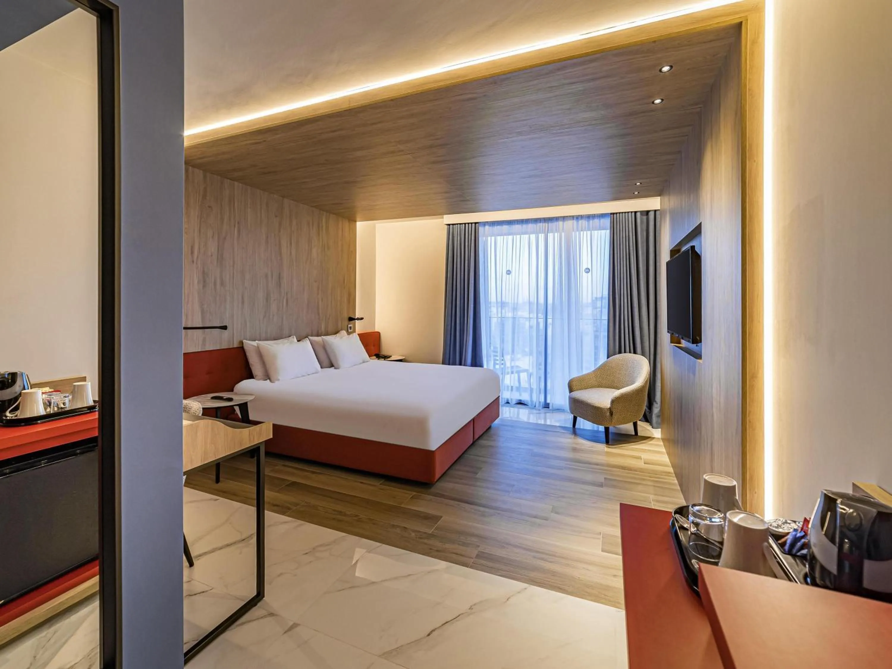 Bedroom, Bed in Mercure St. Julian's Malta