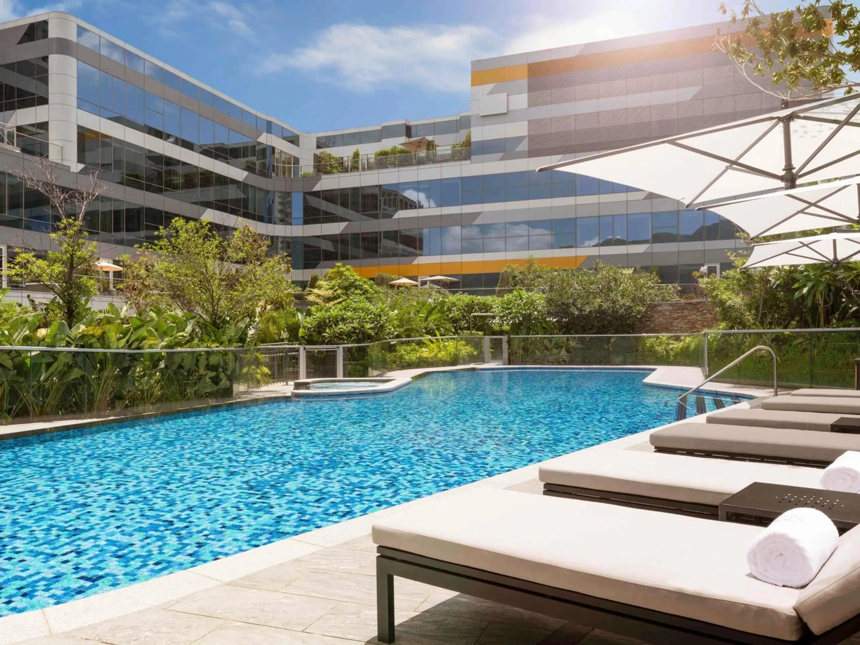 Pool view in The Silveri Hotel Hong Kong - MGallery Collection Pool view in The Silveri Hotel Hong Kong - MGallery Collection