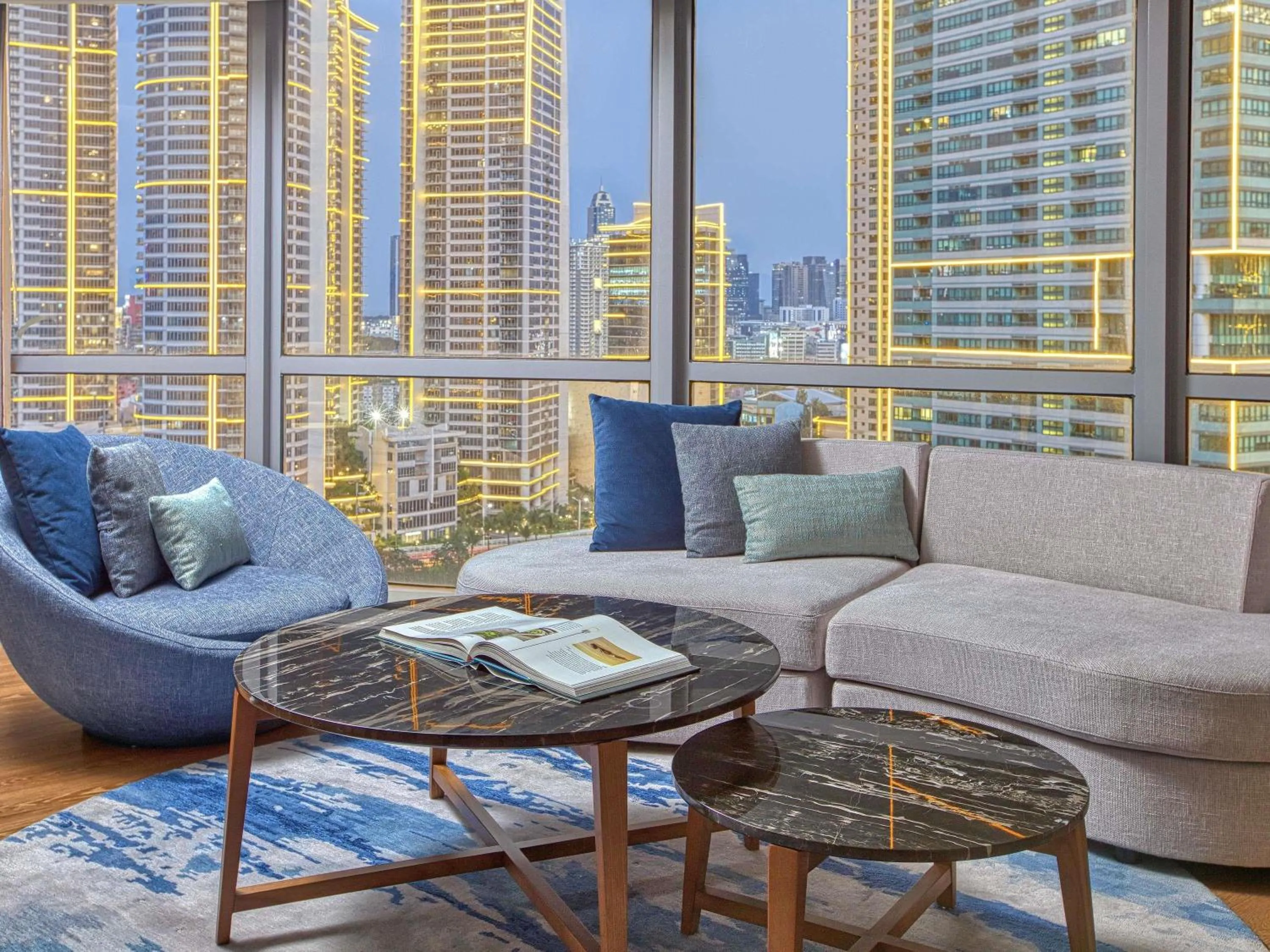 Bedroom in Novotel Suites Manila at Acqua