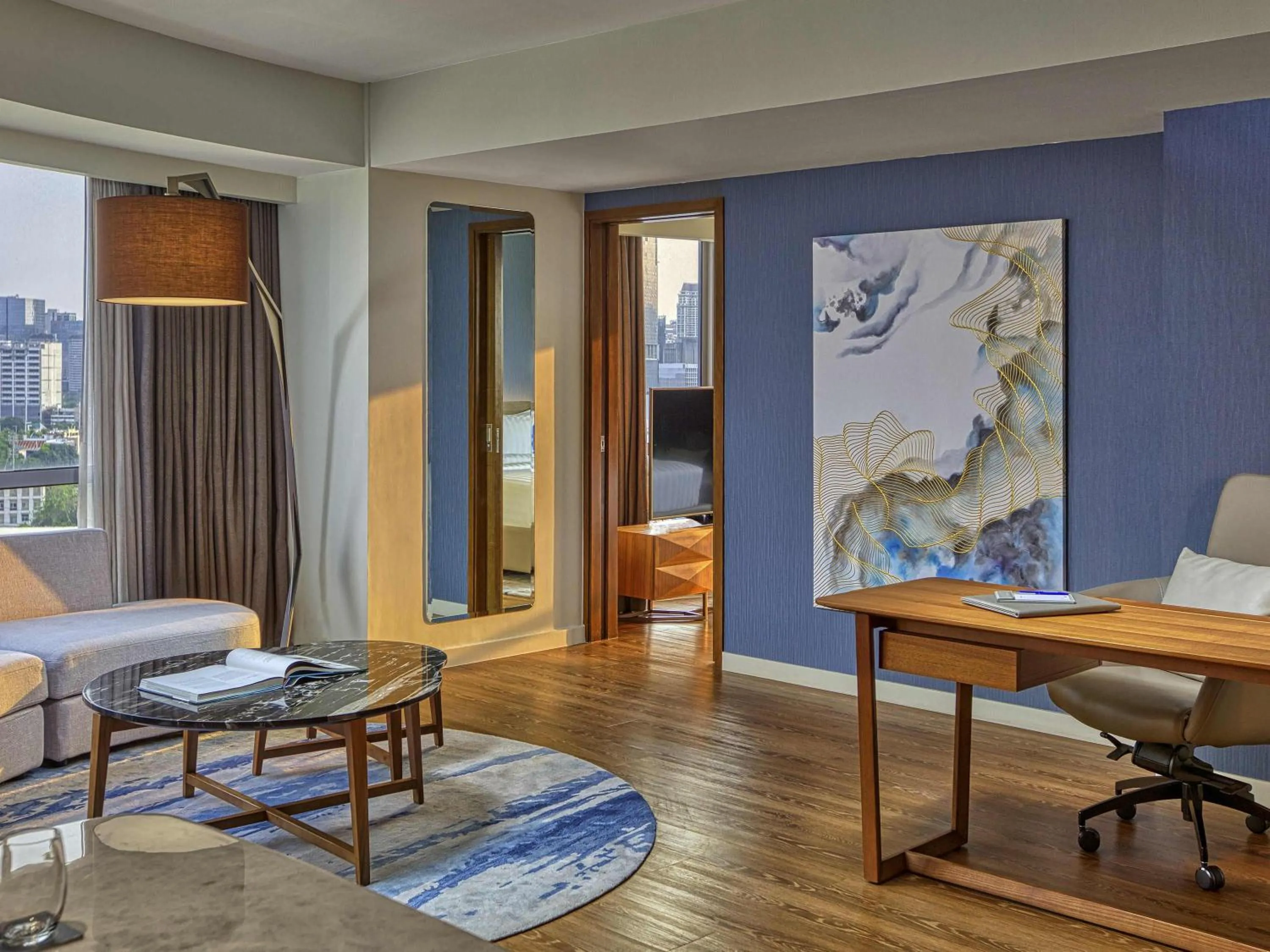 Photo of the whole room in Novotel Suites Manila at Acqua