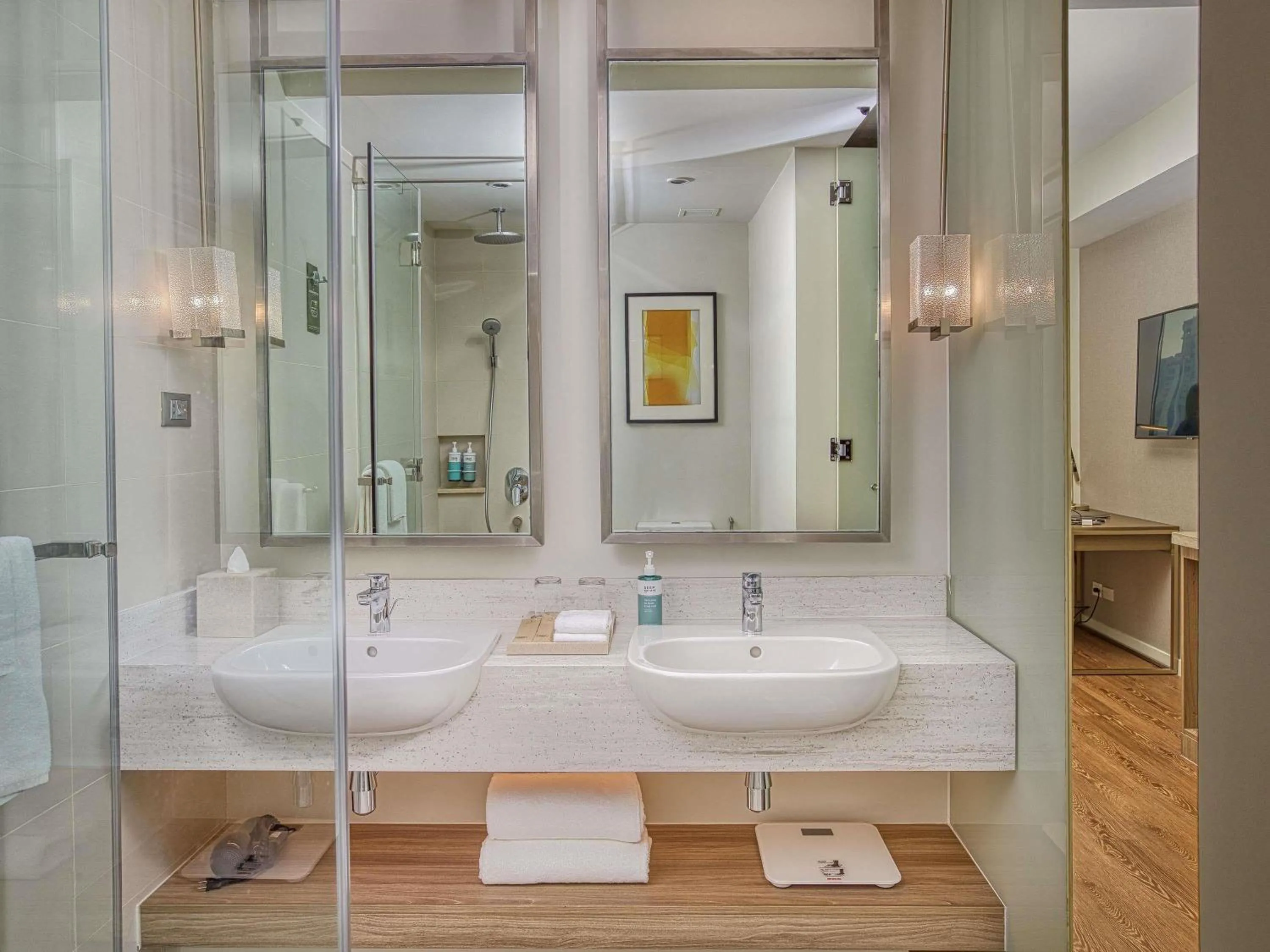 Bedroom in Novotel Suites Manila at Acqua