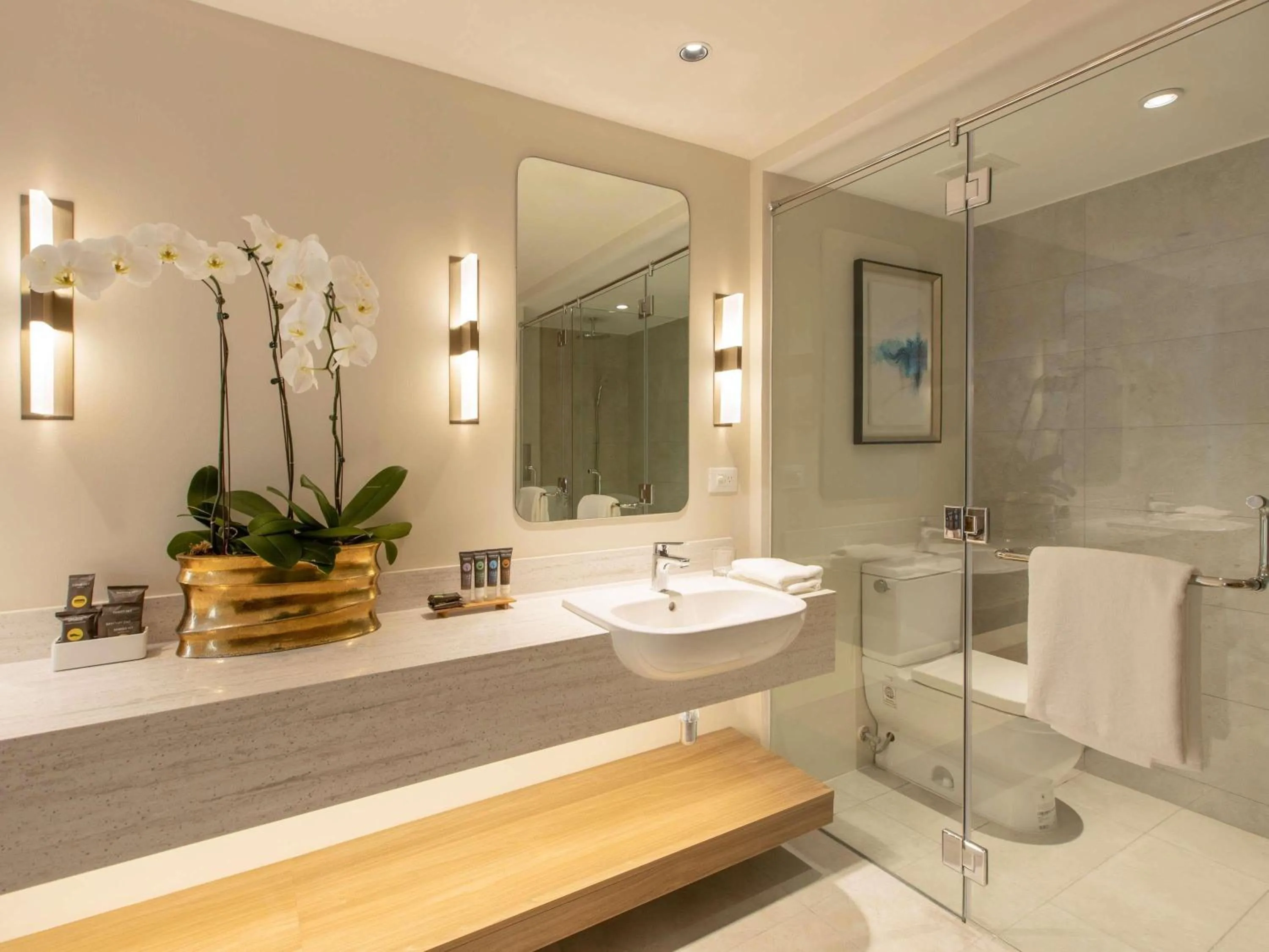 Bedroom in Novotel Suites Manila at Acqua