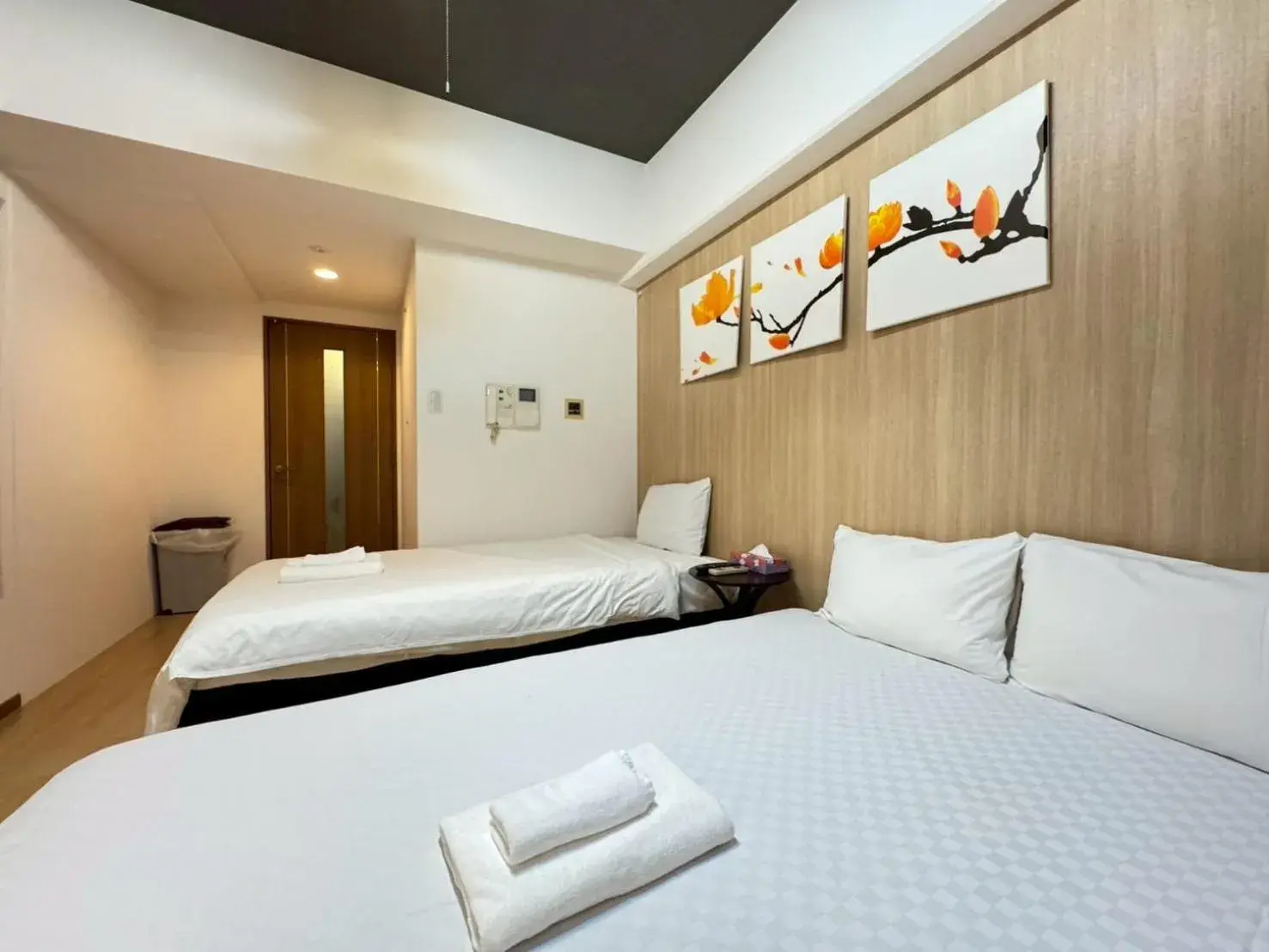 Bed in Sakura Sands Hotel Bed in Sakura Sands Hotel