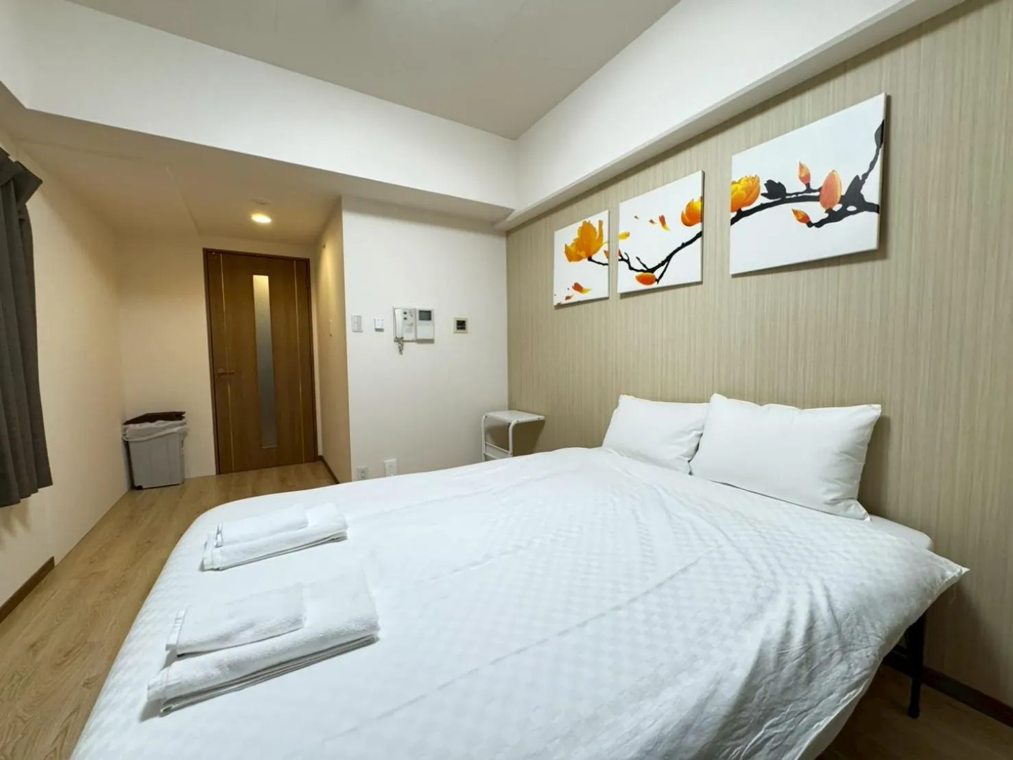 Bed in Sakura Sands Hotel