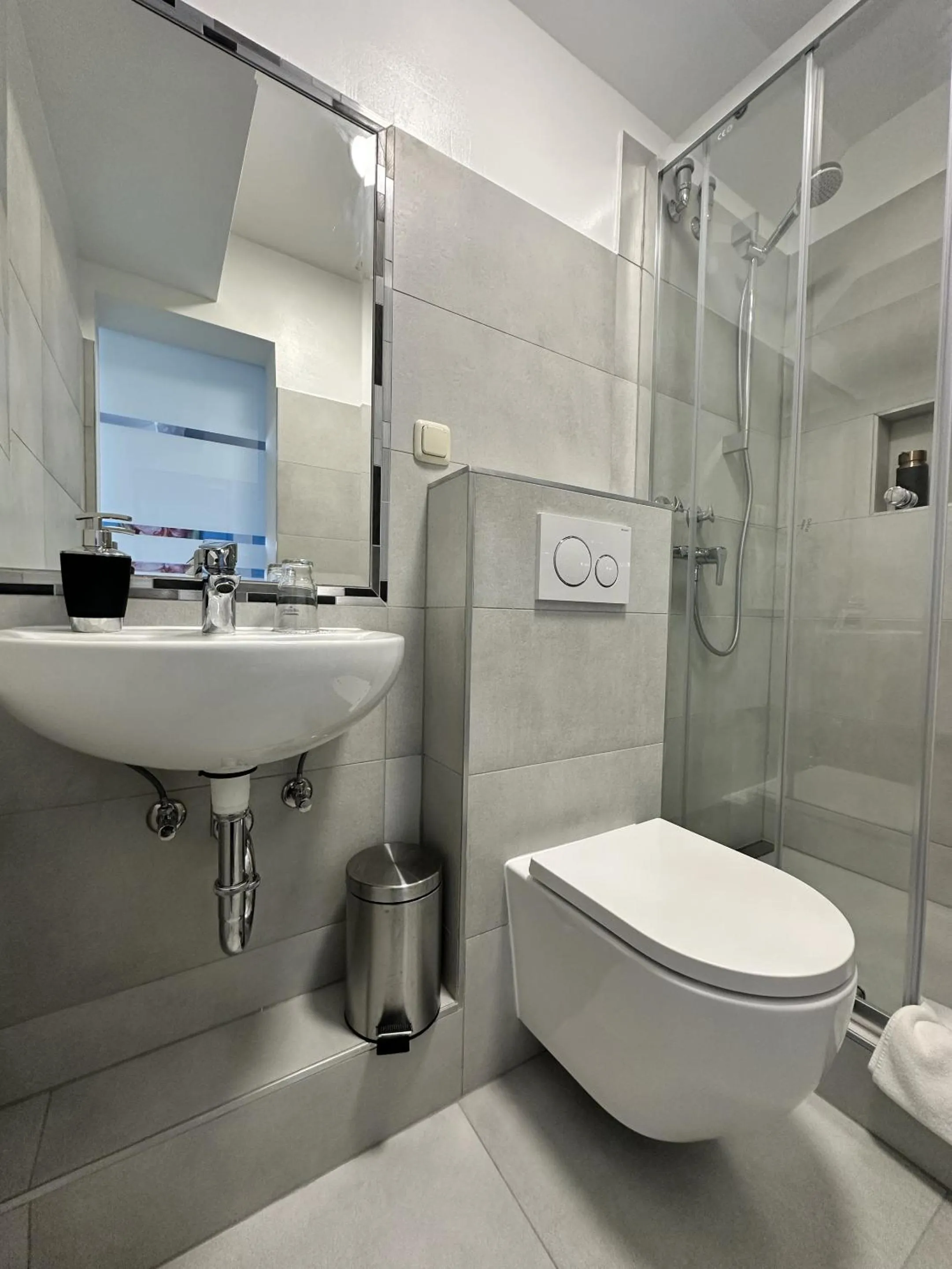 Bathroom in Hotel Restaurant Mathildenhof