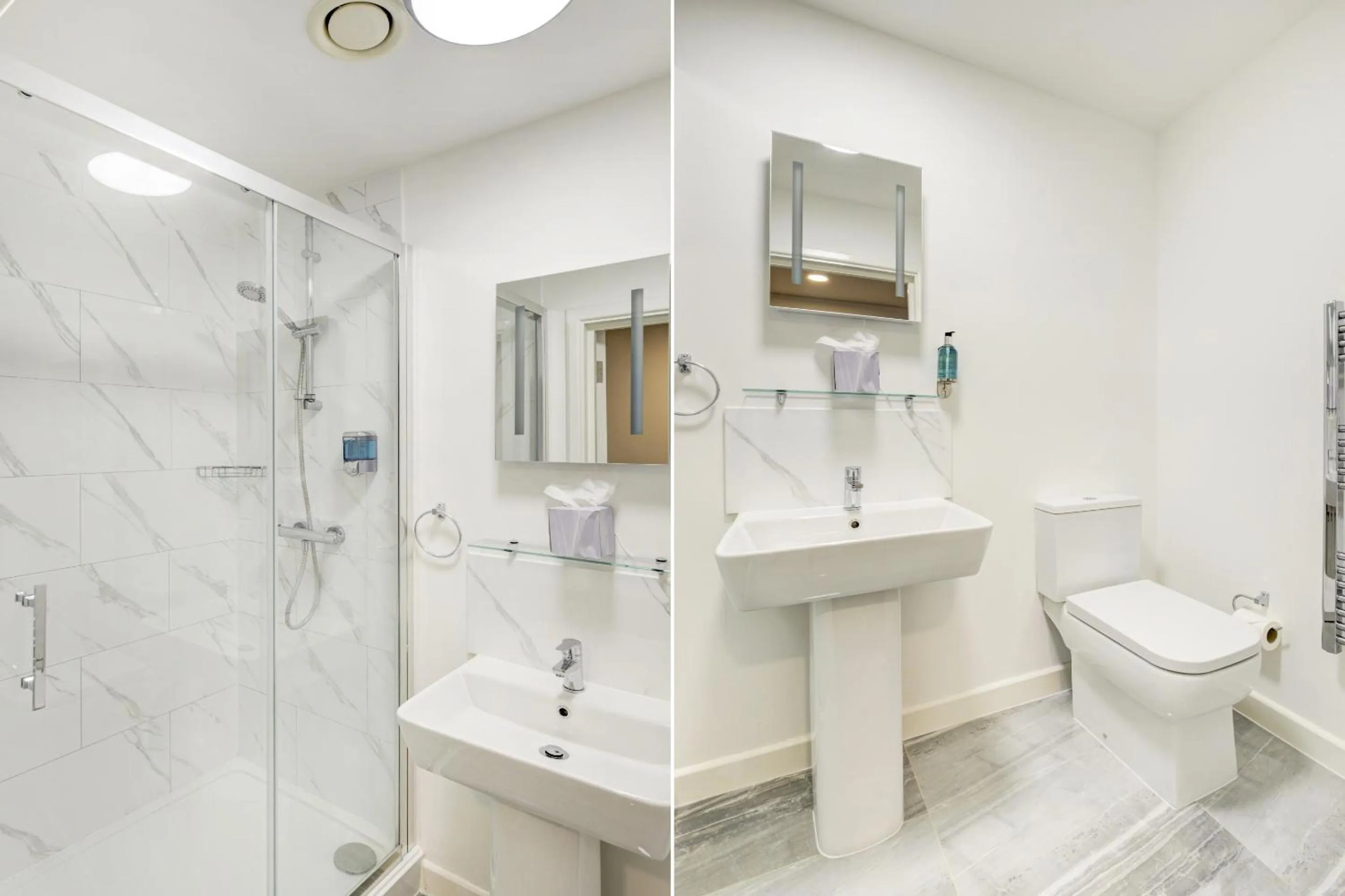 Bathroom in OYO Plymouth Central Hotel