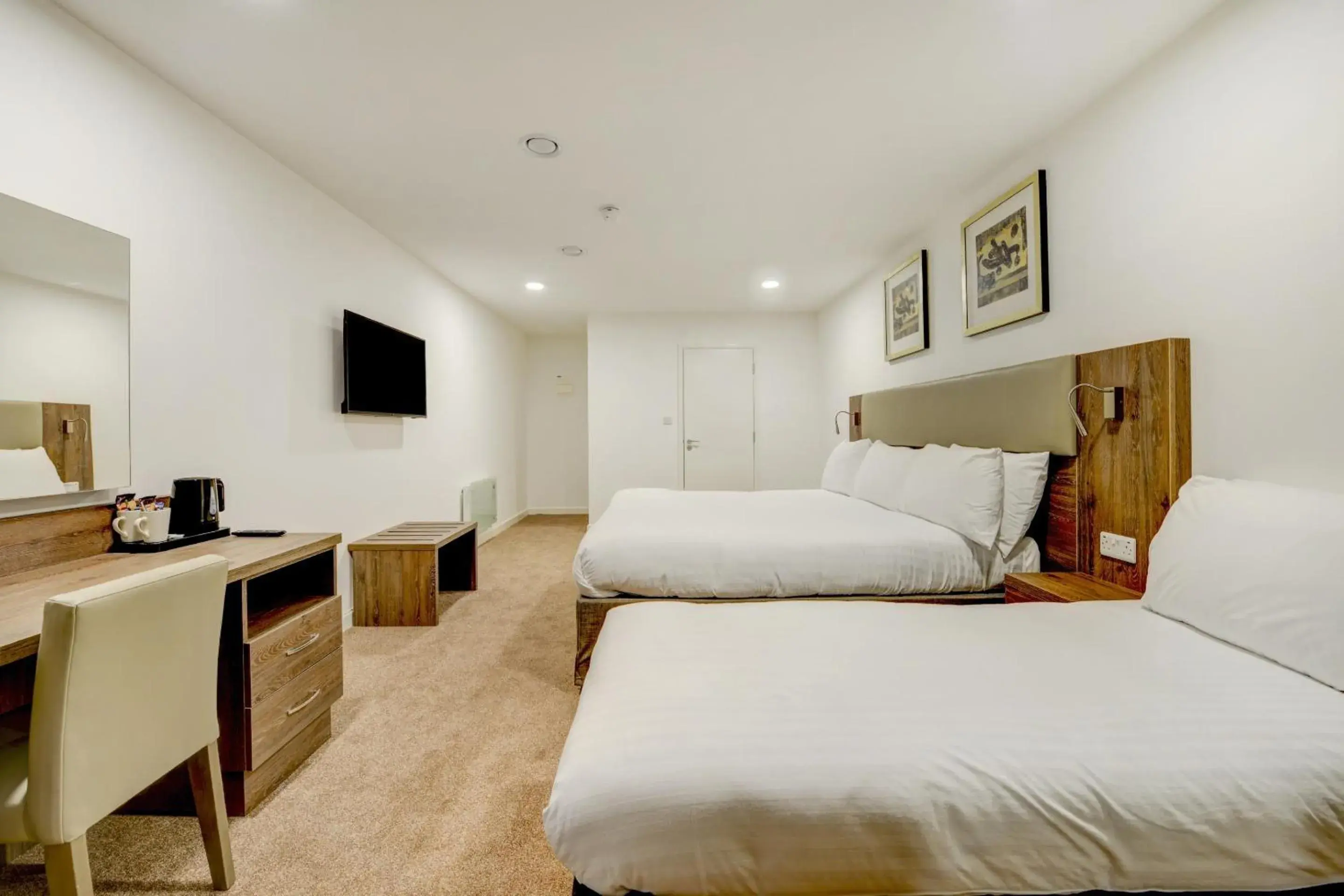 Bedroom, Bed in OYO Plymouth Central Hotel Bedroom, Bed in OYO Plymouth Central Hotel