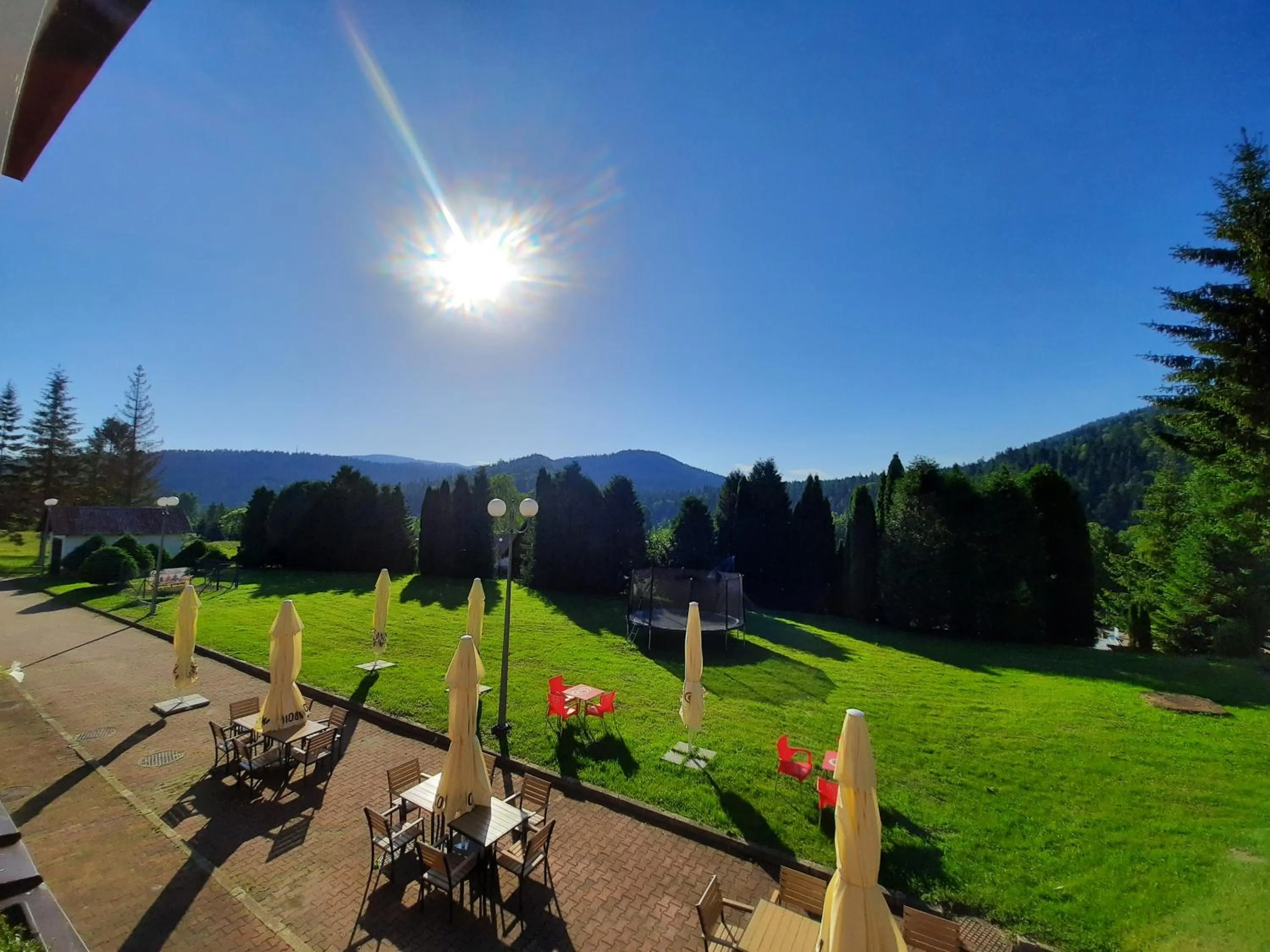 Garden in Ośrodek Perełka Bieszczady