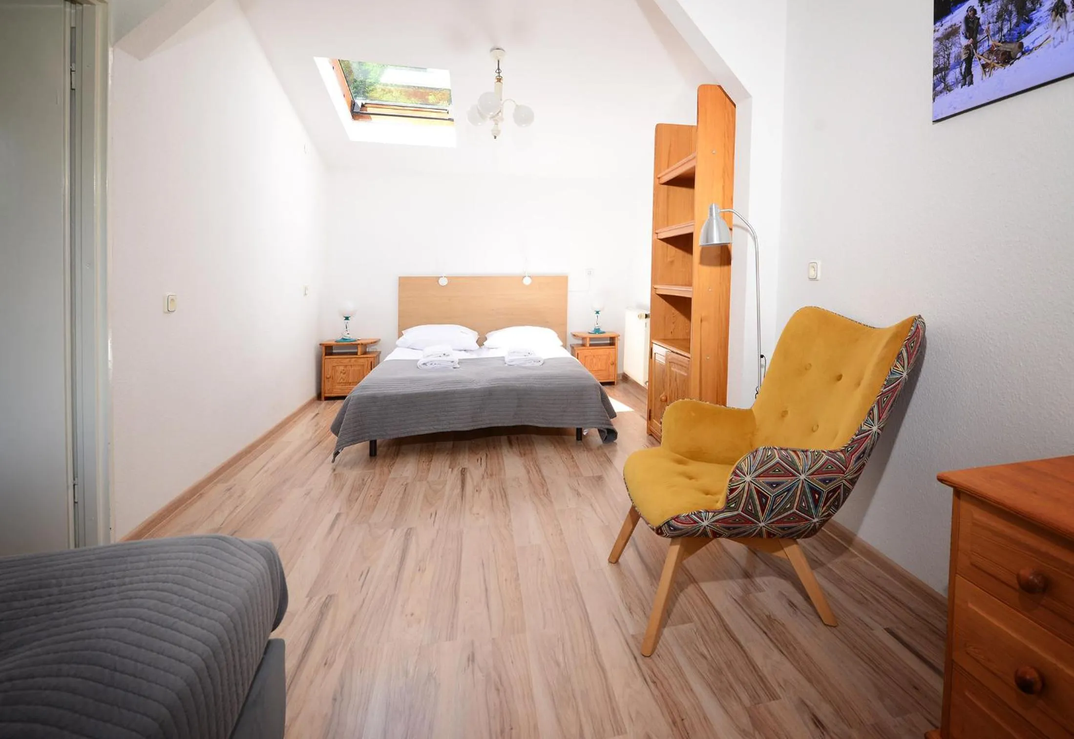 Bedroom, Bed in Ośrodek Perełka Bieszczady