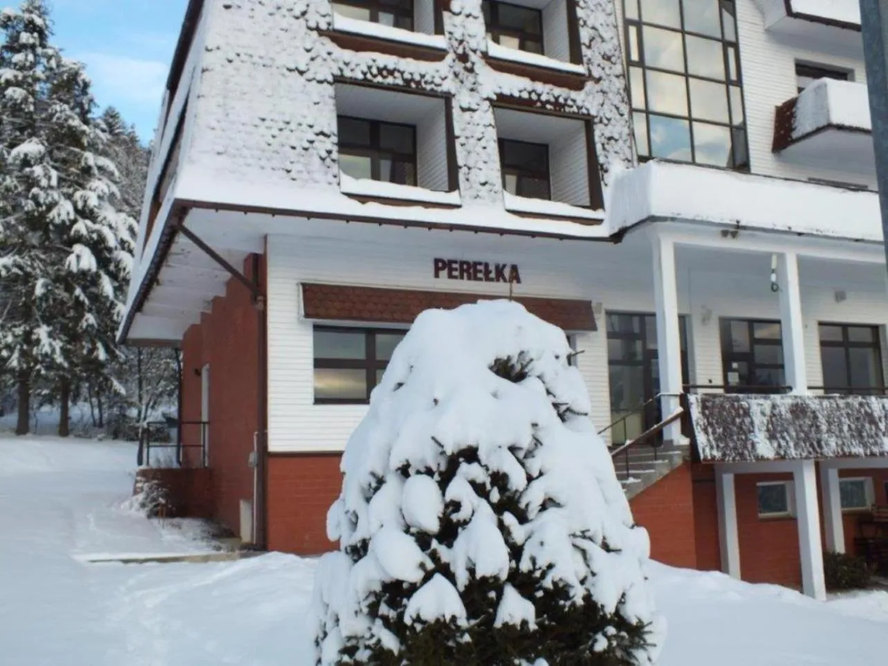 Facade/entrance in Ośrodek Perełka Bieszczady