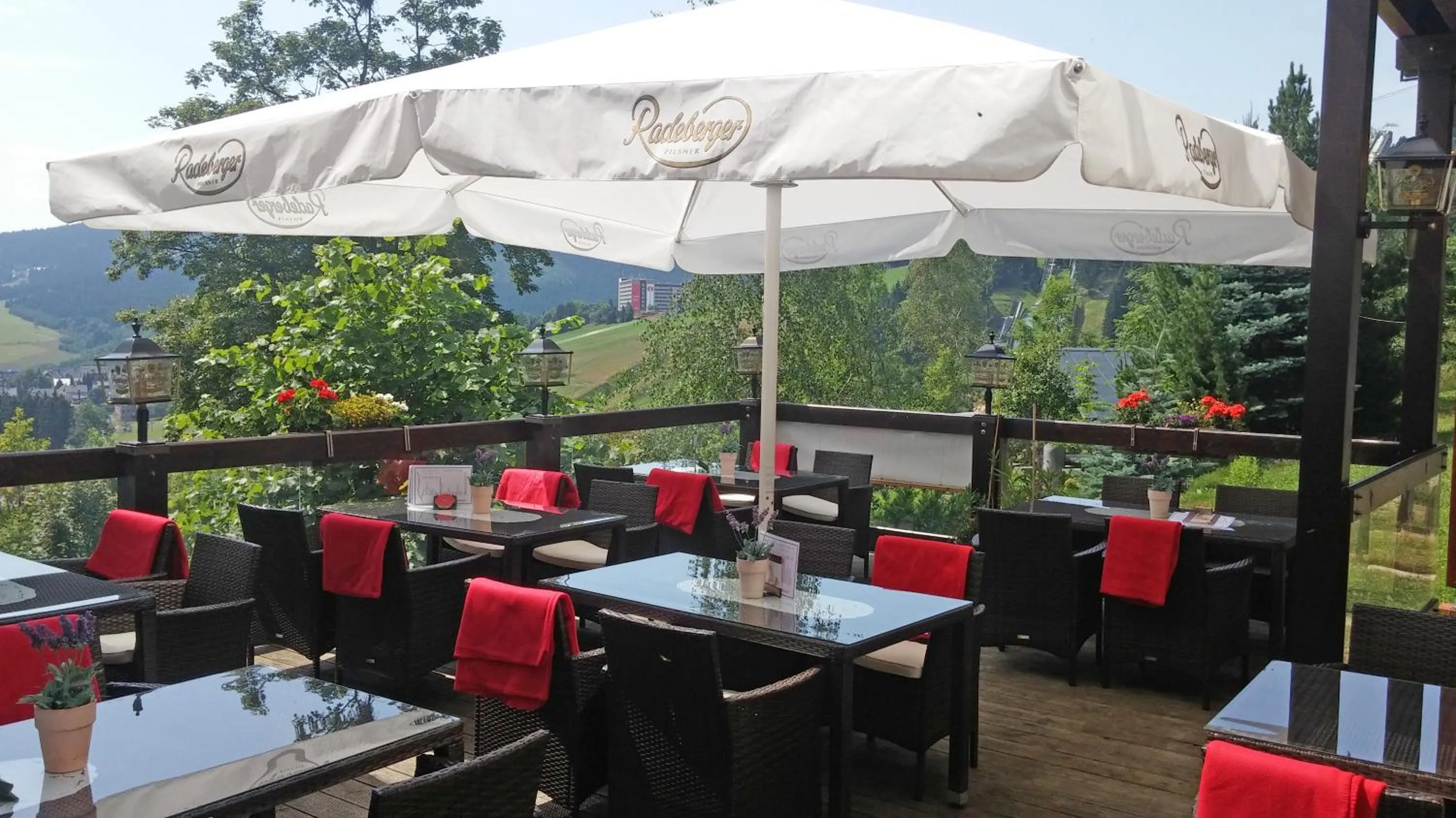 Balcony/Terrace in Panorama Hotel Oberwiesenthal
