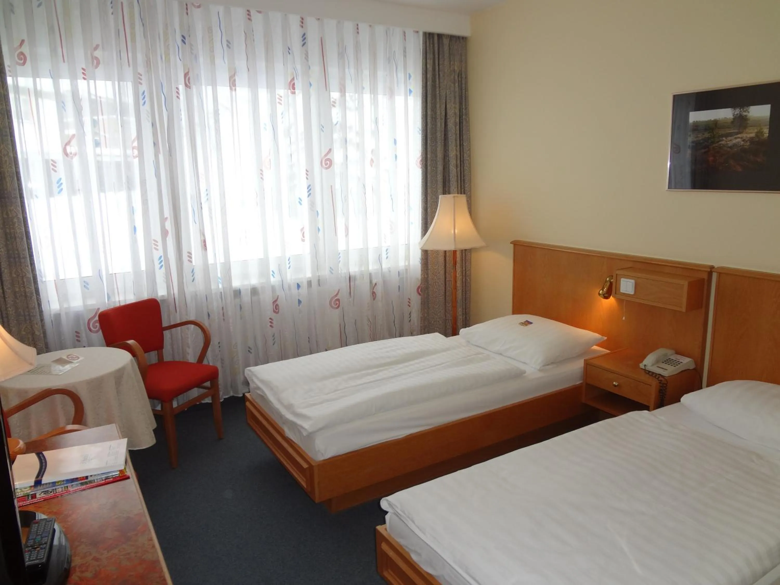 Bed in Panorama Hotel Oberwiesenthal