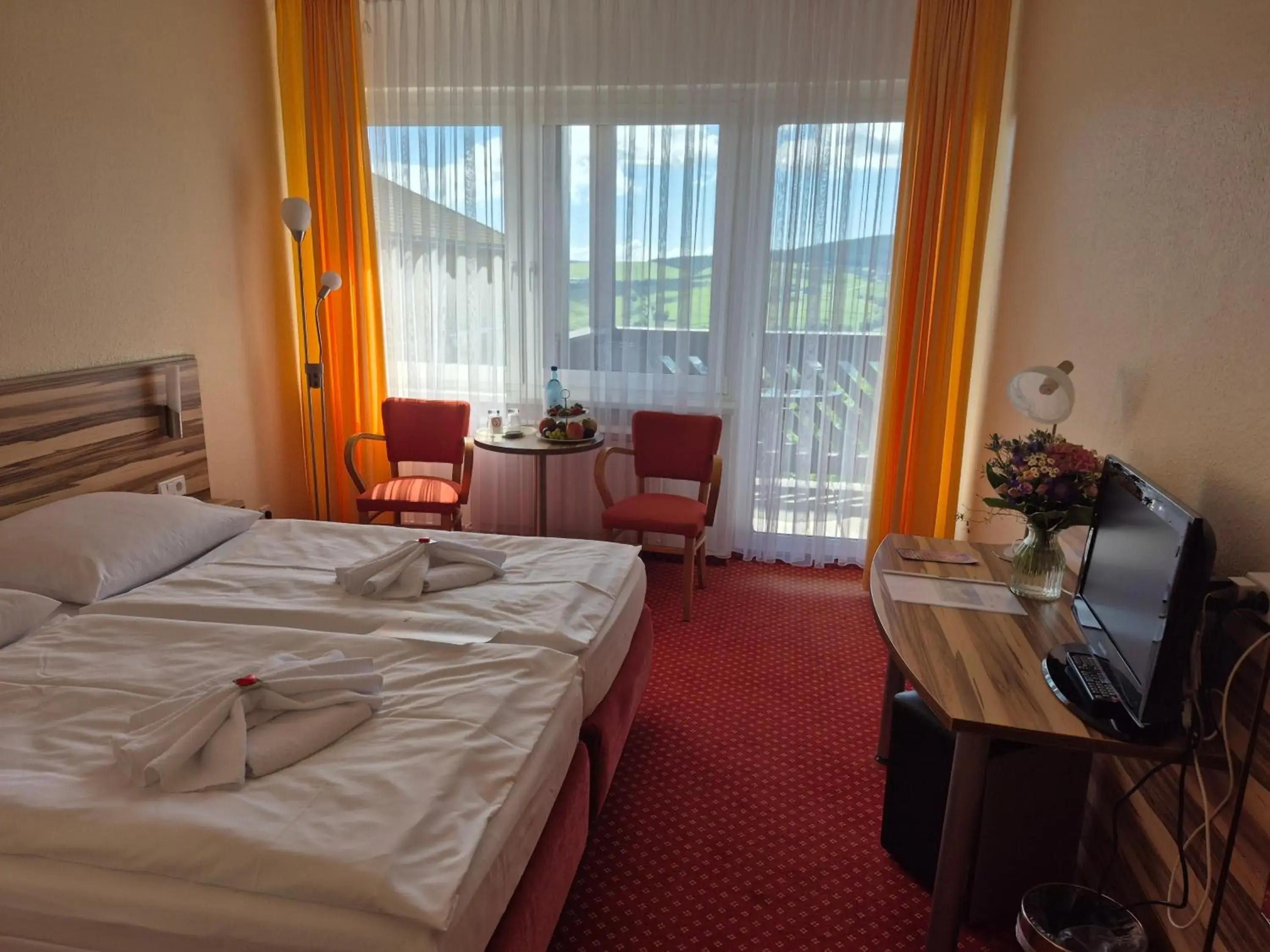 Double Room with Balcony in Panorama Hotel Oberwiesenthal Double Room with Balcony in Panorama Hotel Oberwiesenthal