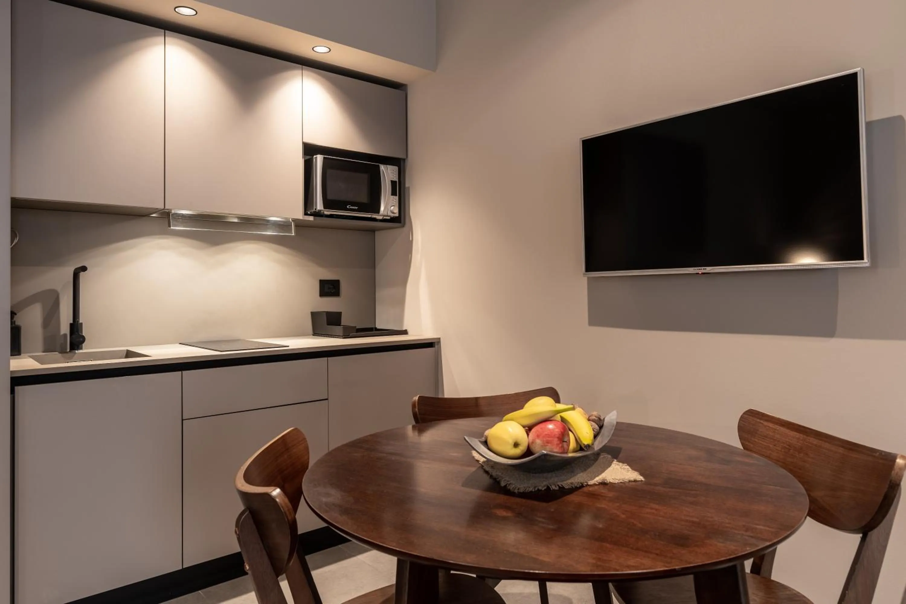 Kitchen or kitchenette in Amare Suite & Apartments
