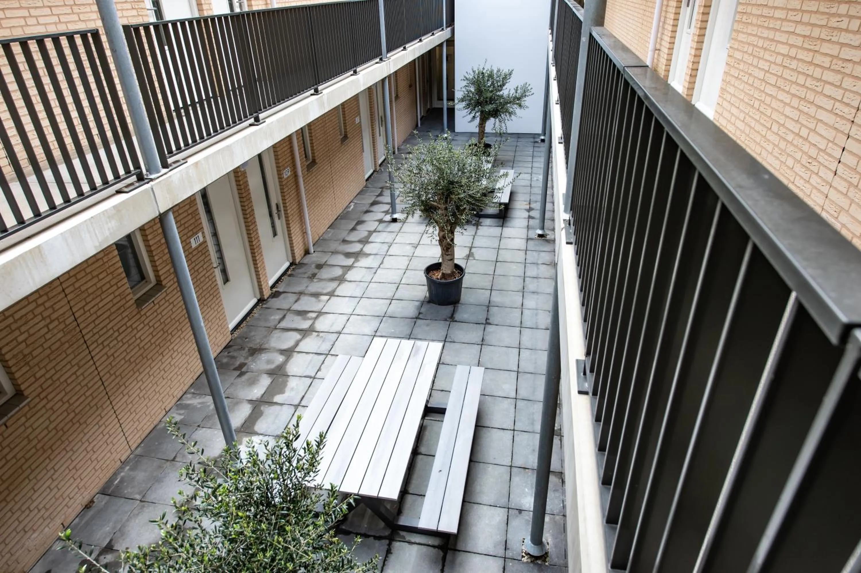 Patio in Hotel Residentie Vlissingen