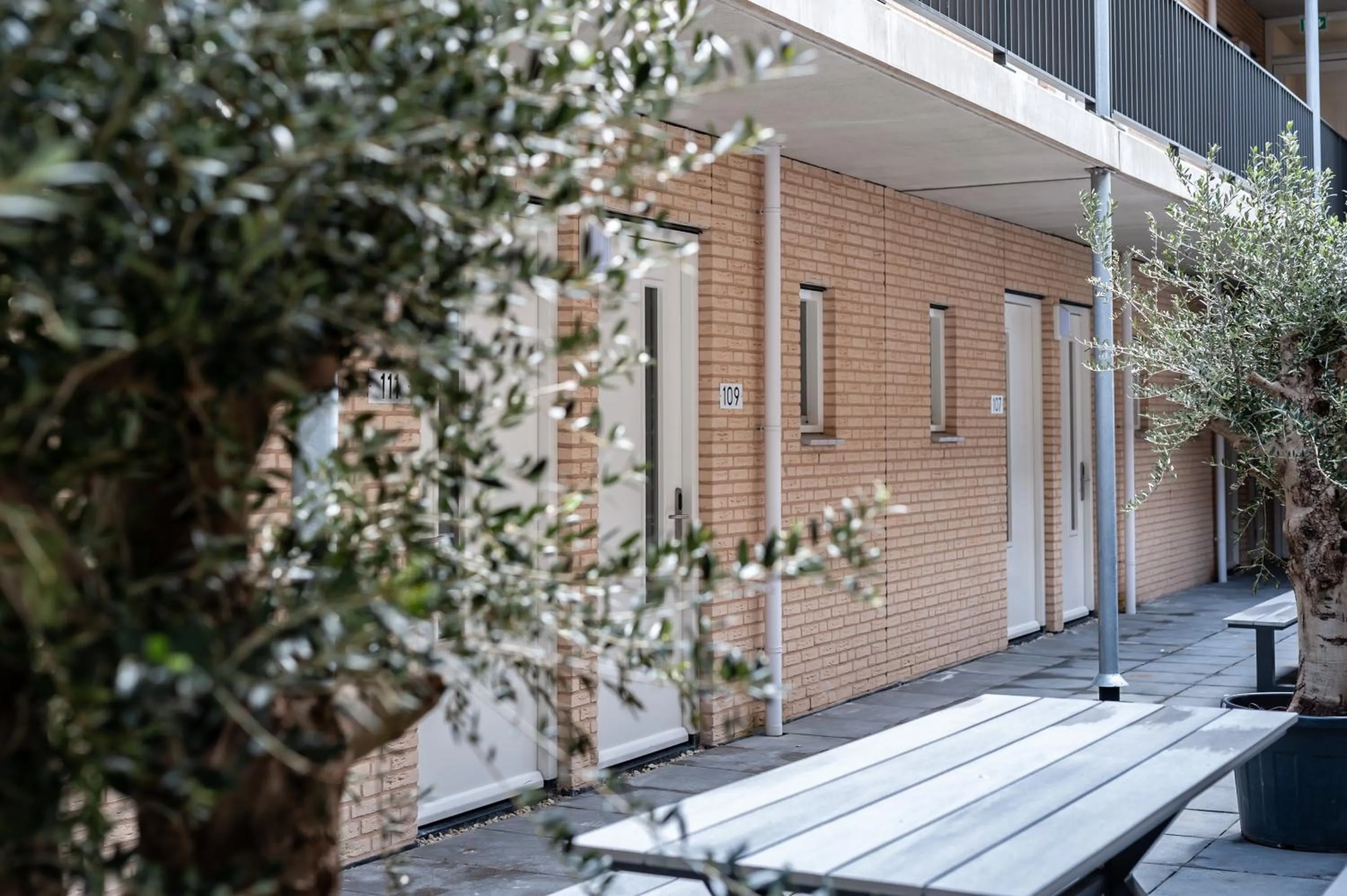 Patio in Hotel Residentie Vlissingen