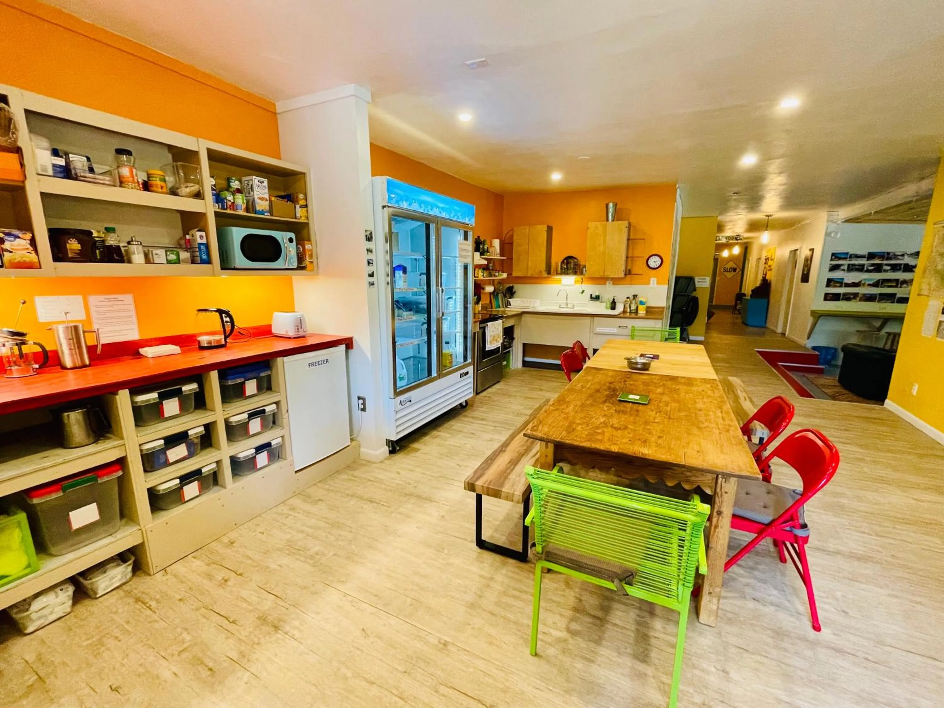 Dining area in Cloudcroft Hostel