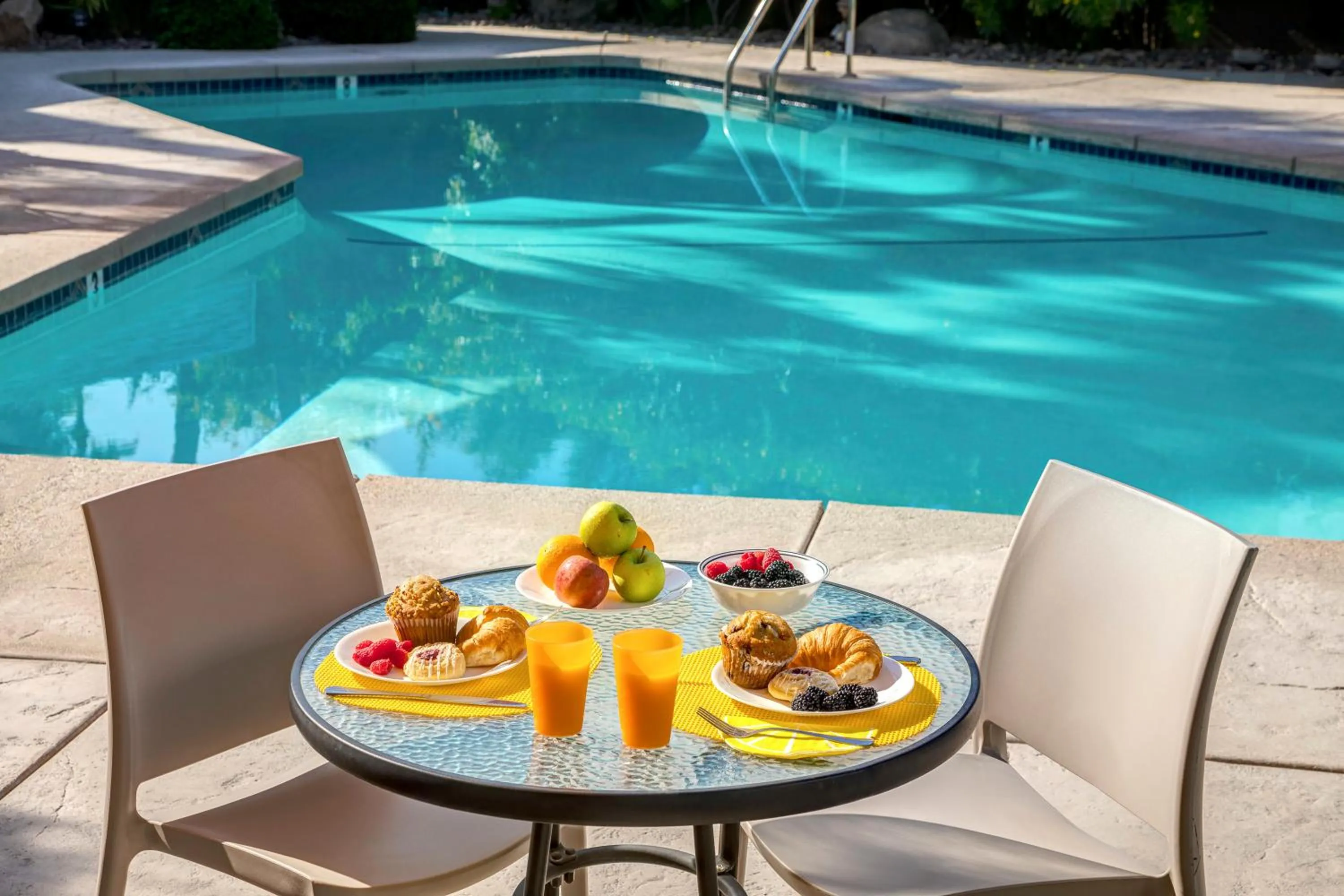 Food close-up, Swimming Pool in Avance Hotel