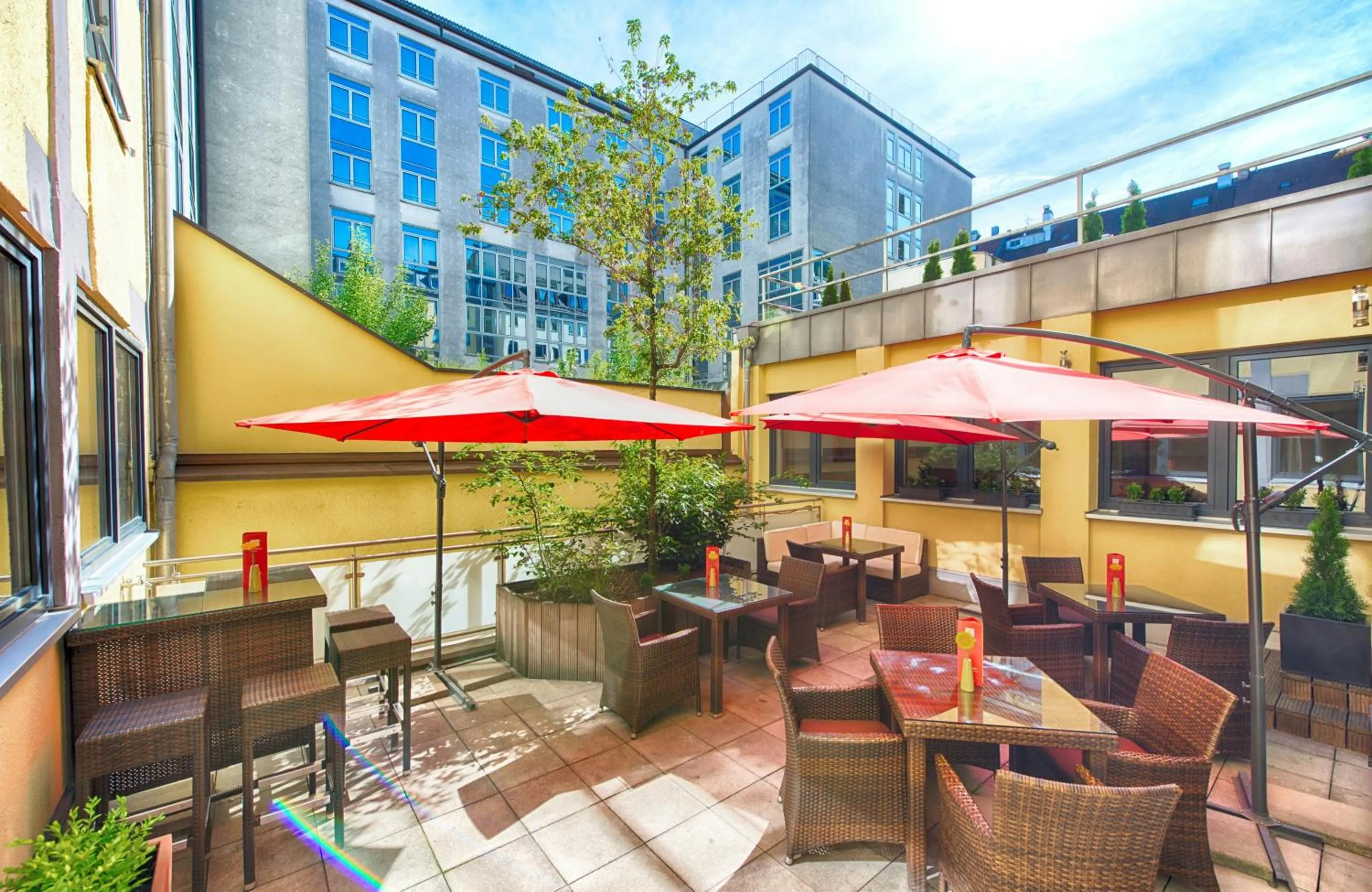 Balcony/Terrace in Leonardo Hotel München City Center