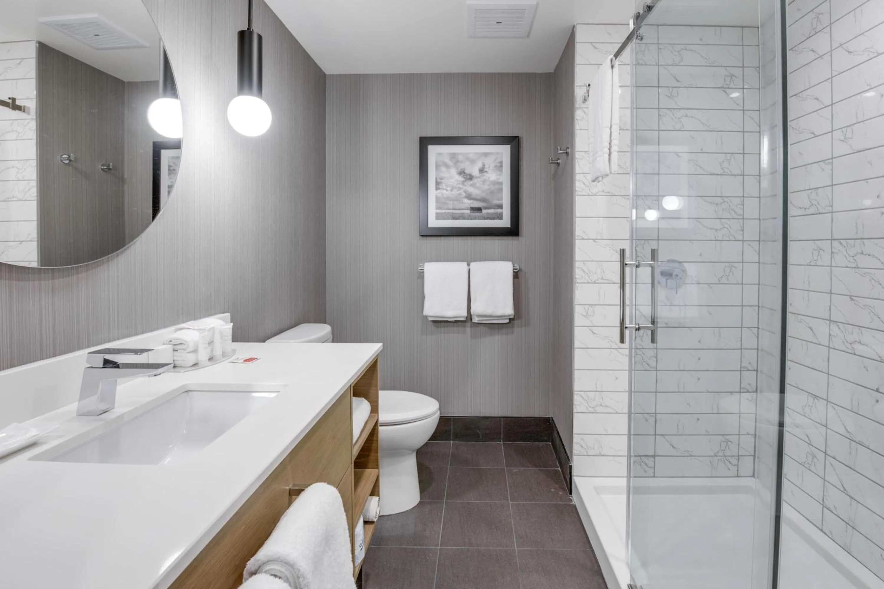 Bathroom in Sandman Signature Saskatoon South Hotel