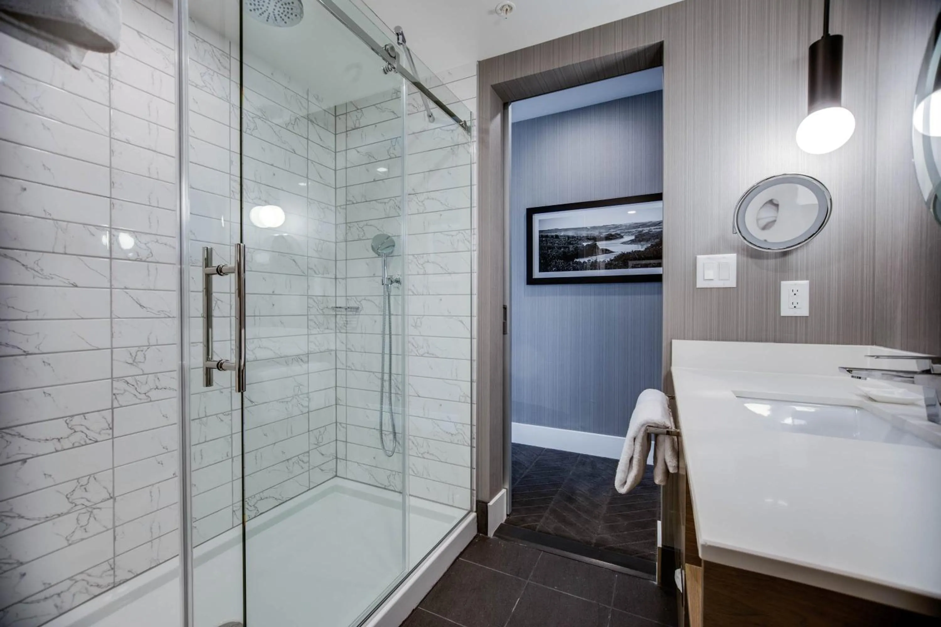 Bathroom in Sandman Signature Saskatoon South Hotel